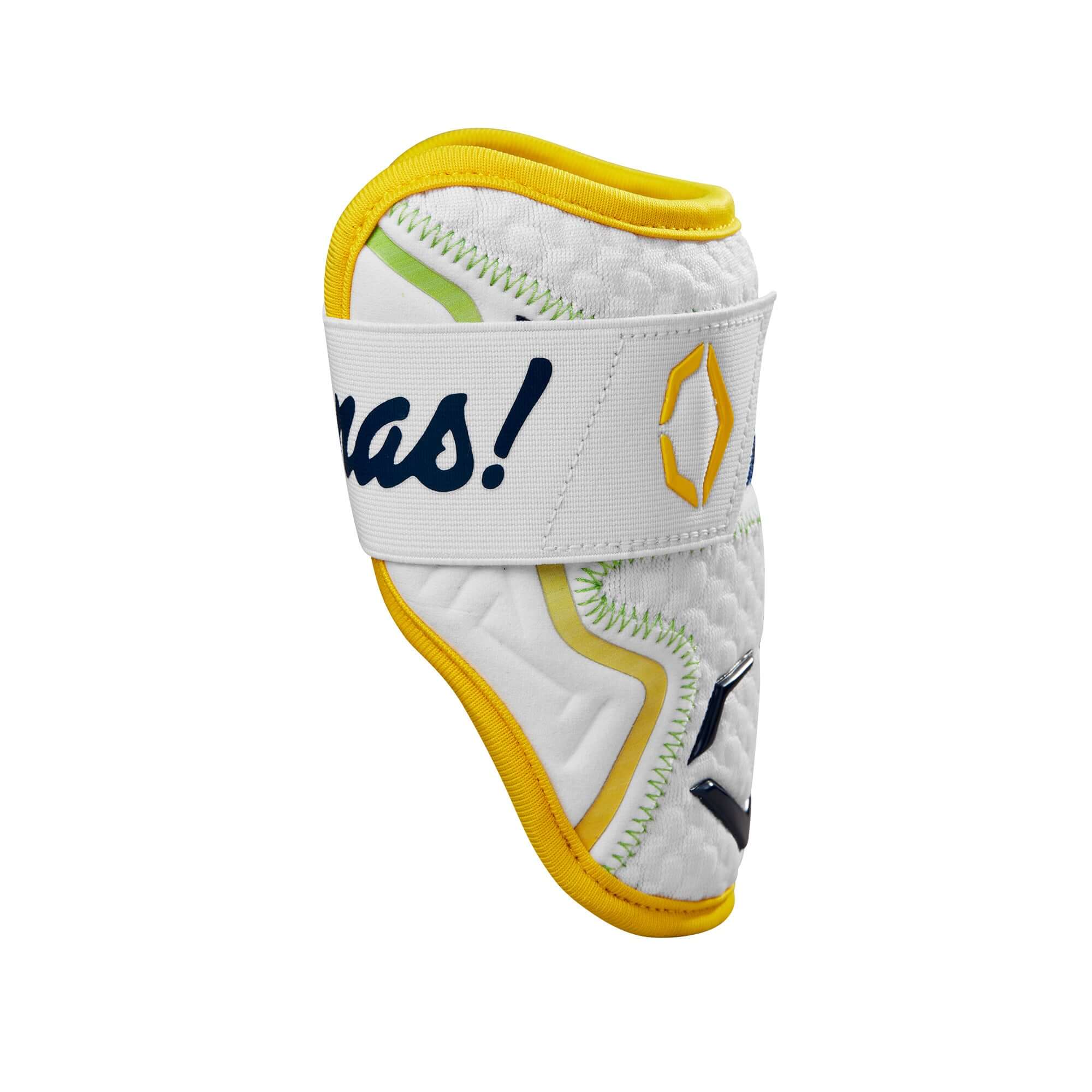 Evoshield X-SRZ Savannah Bananas Elbow Guard White/Yellow - Image 3