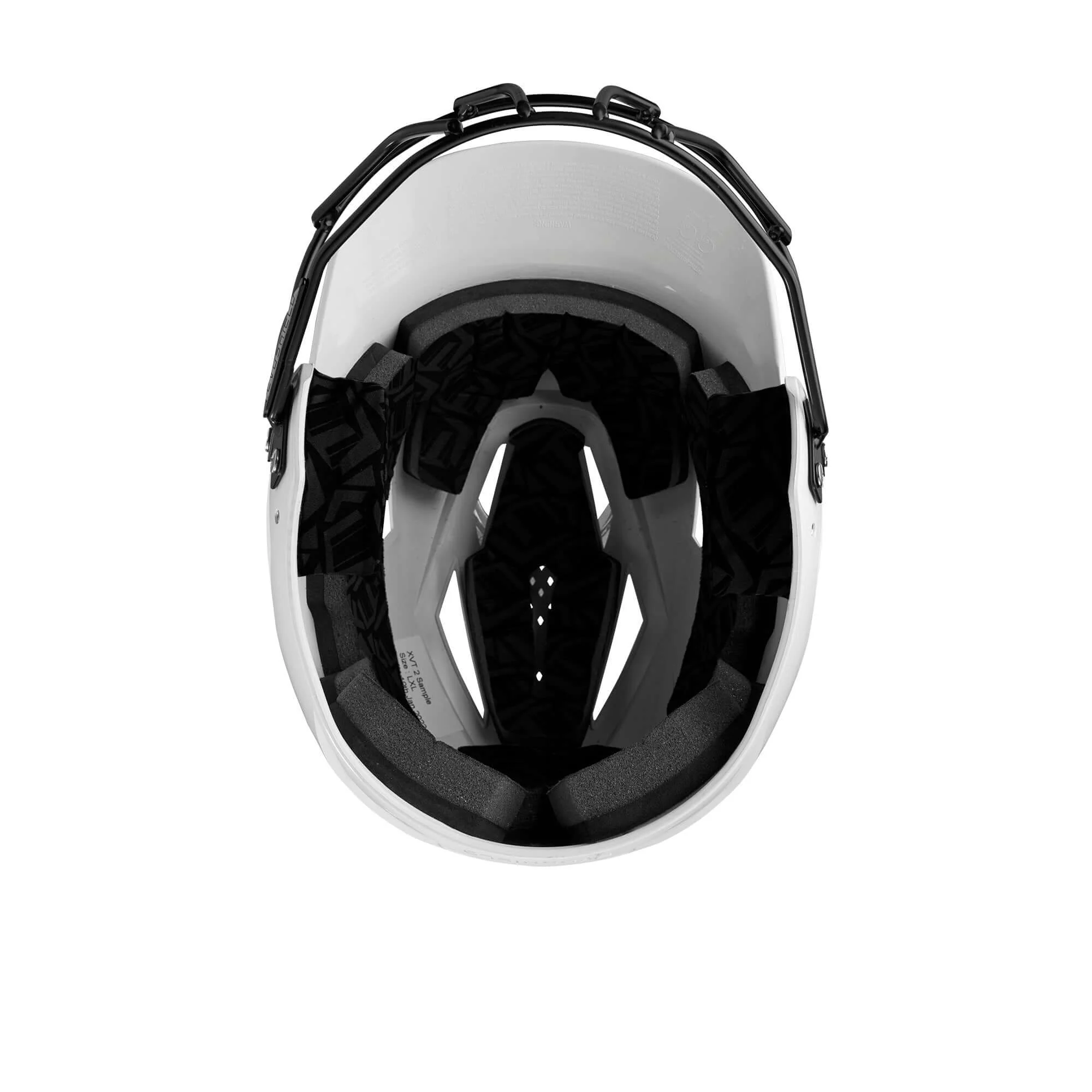 Evoshield XVT 2.0 Gloss Batting Helmet With Facemask - White - Image 3