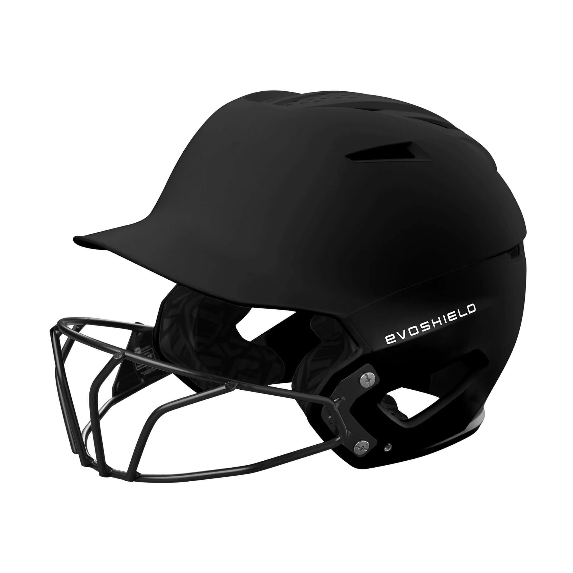 Evoshield XVT 2.0 Matte Batting Helmet W/ Facemask - Matte Black - Image 2