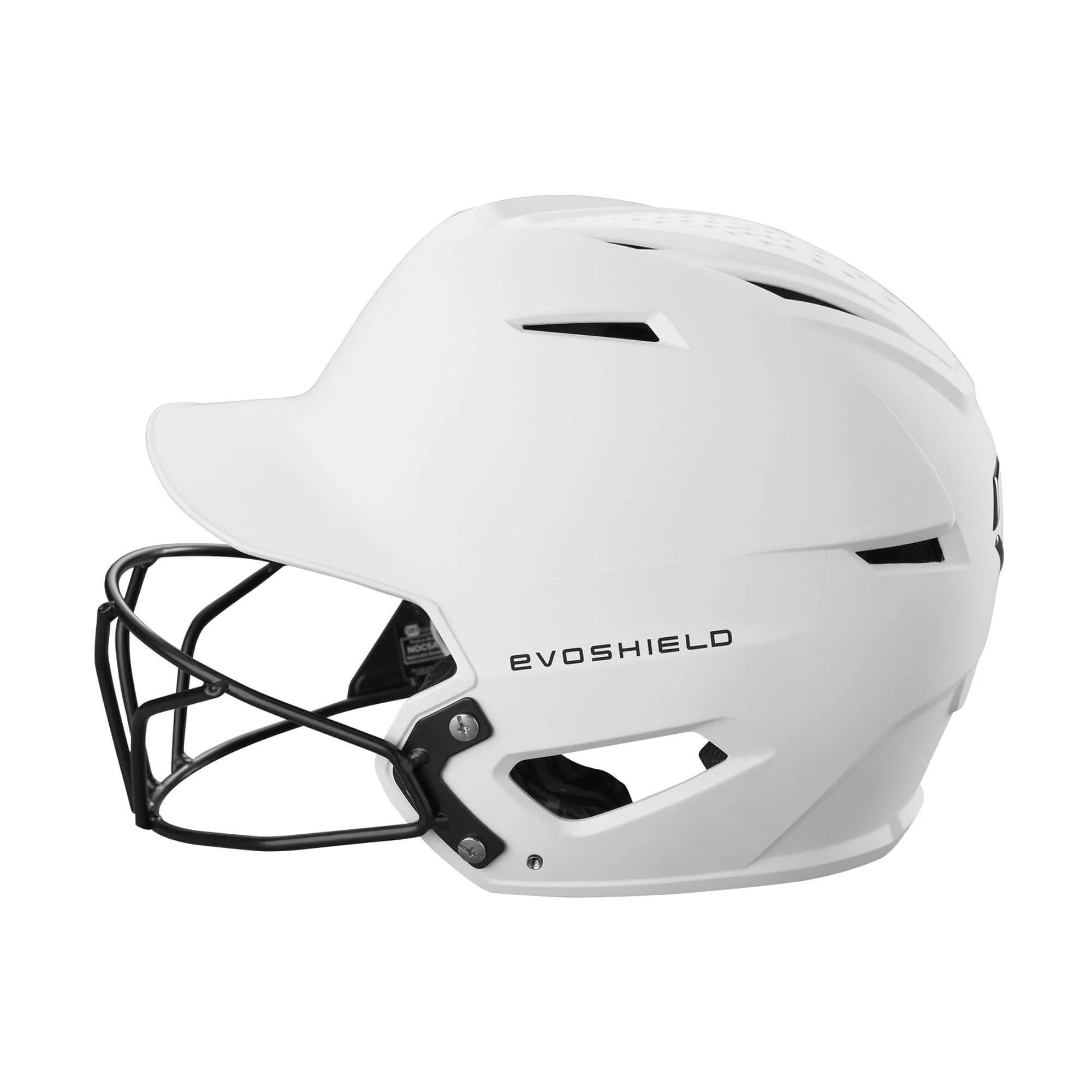 Evoshield XVT 2.0 Matte Batting Helmet W/ Facemask Matte Team White - Image 2