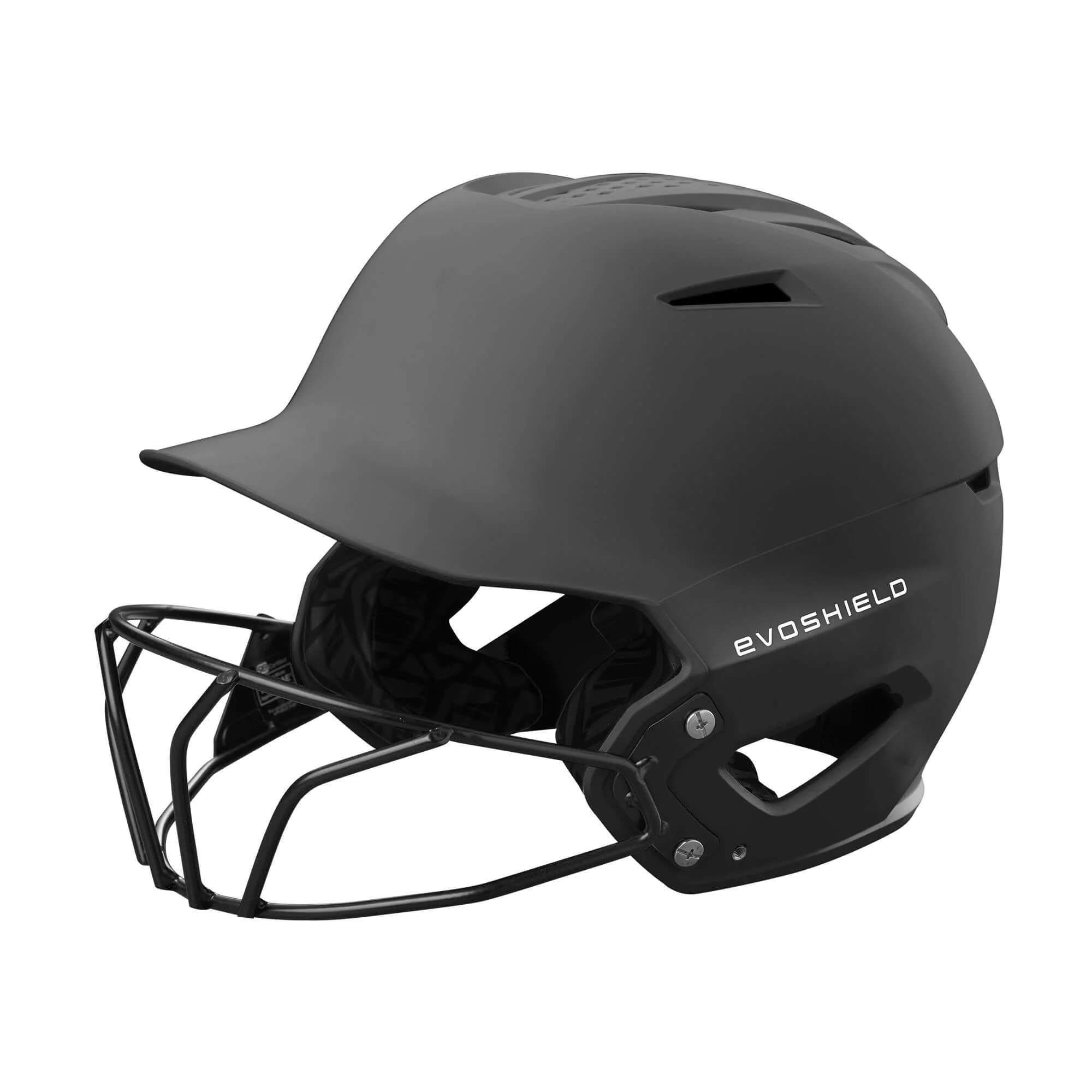 Evoshield XVT 2.0 Matte Batting Helmet With Facemask Matte Charcoal