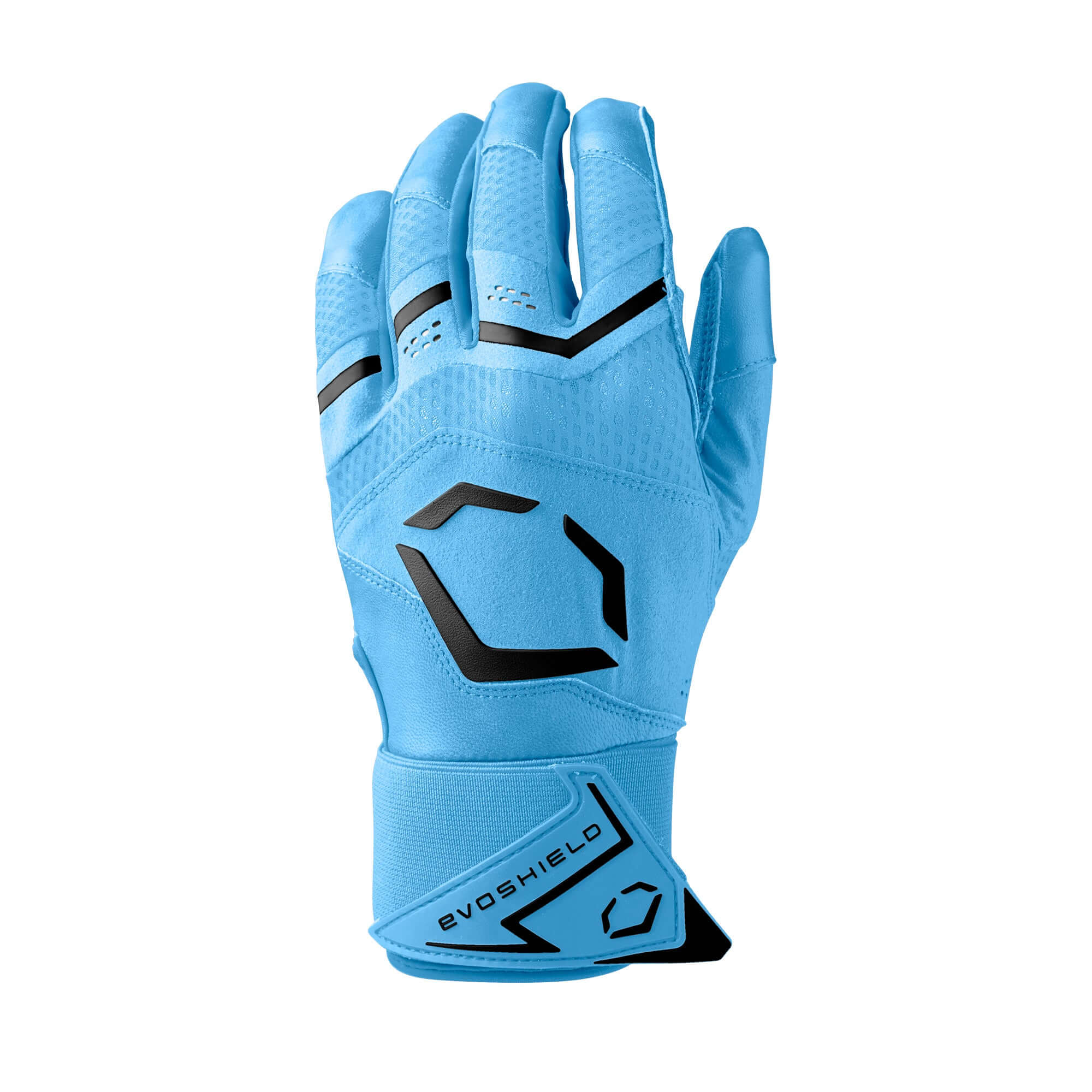 Evoshield Youth Carbyne Batting Glove w/ Strap Victory Blue - Image 2