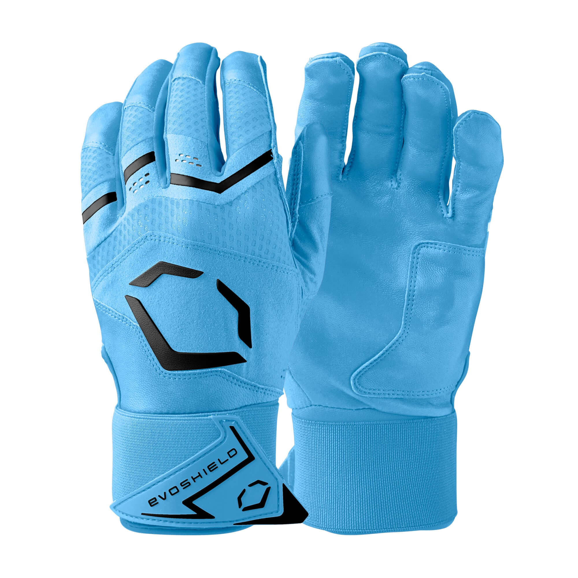 Evoshield Youth Carbyne Batting Glove w/ Strap Victory Blue - Image 5