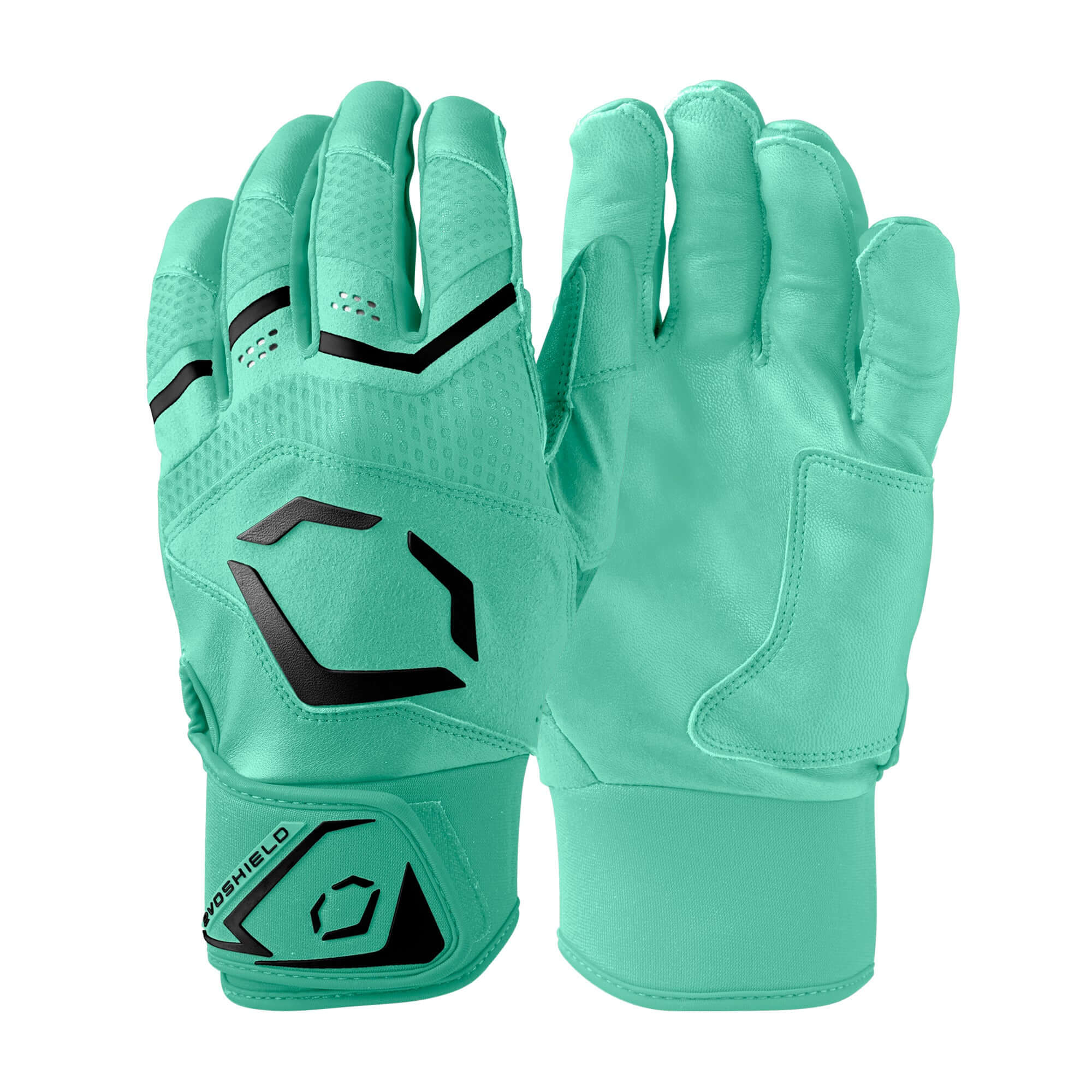 Evoshield Youth Carbyne Batting Gloves - Seafoam