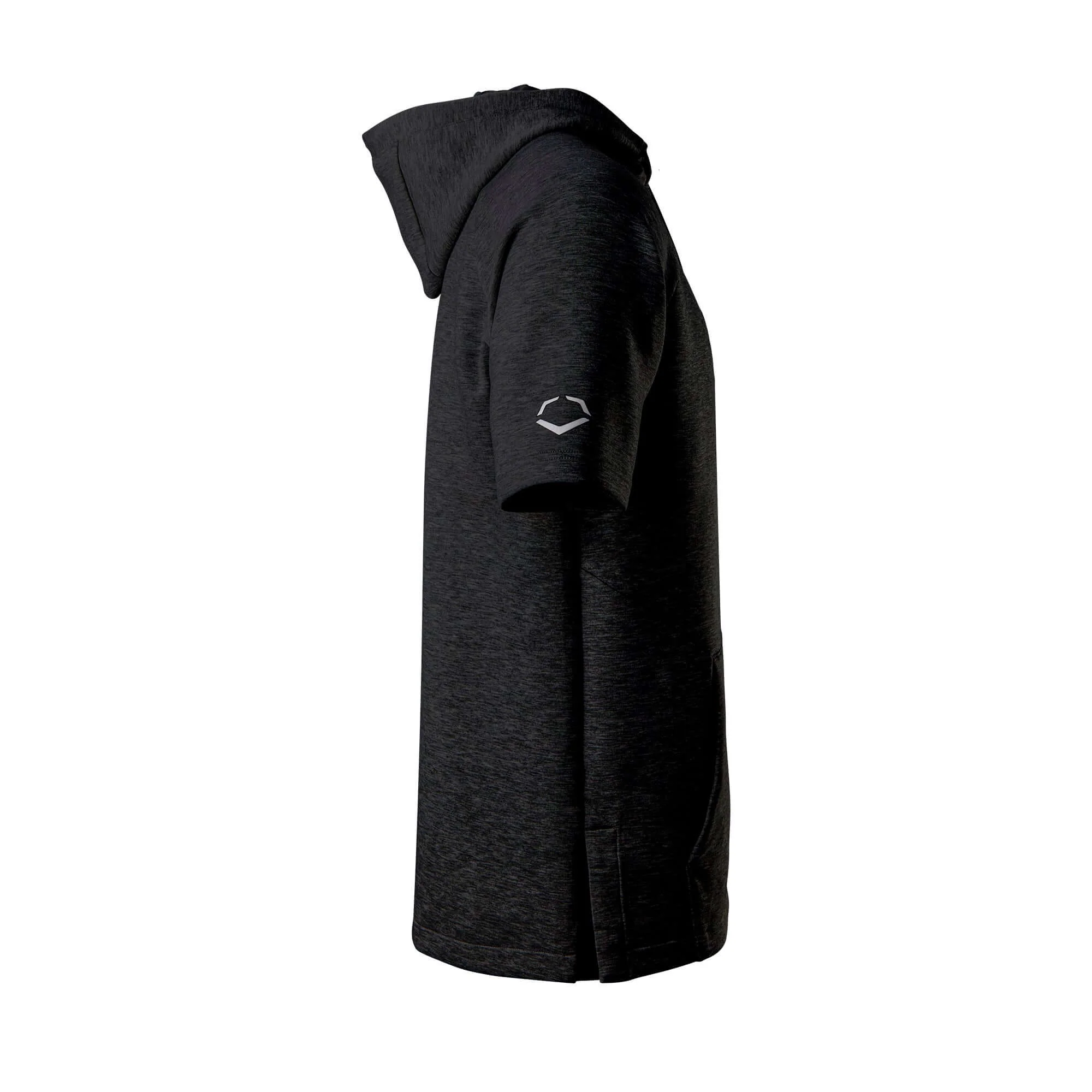 Evoshield Youth Pro Team Short Sleeve Hoodie 2.0 Black - Image 4