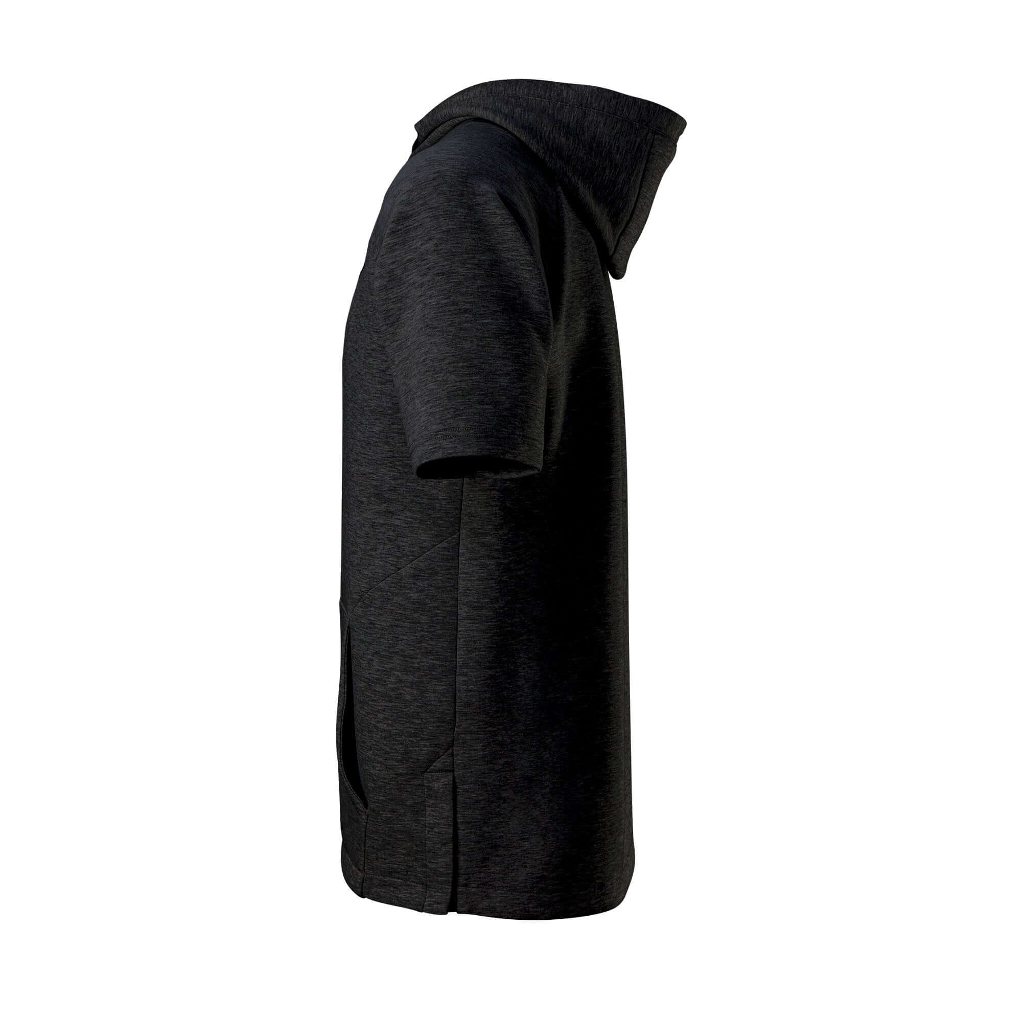 Evoshield Youth Pro Team Short Sleeve Hoodie 2.0 Black - Image 5