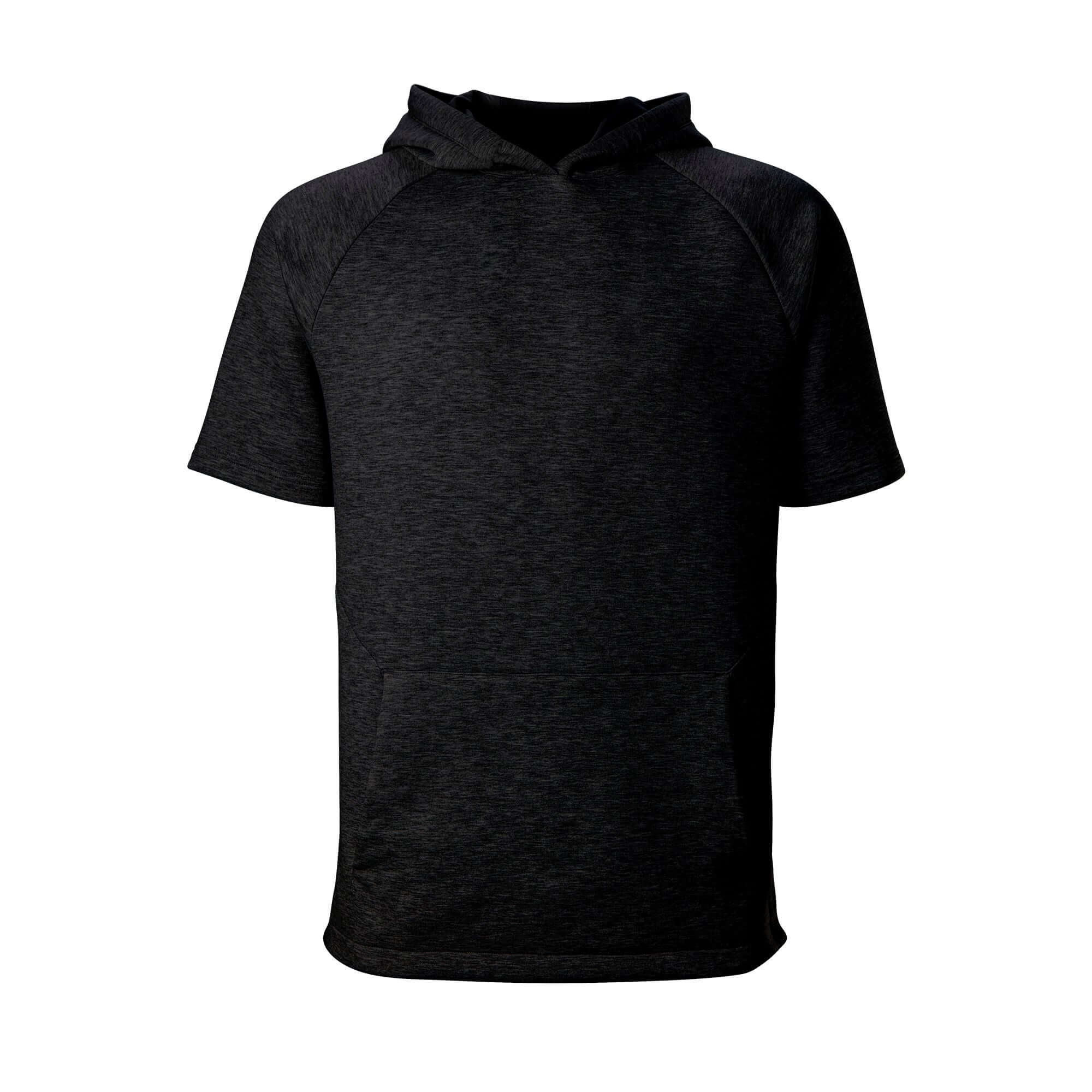 Evoshield Youth Pro Team Short Sleeve Hoodie 2.0 Black - Image 6