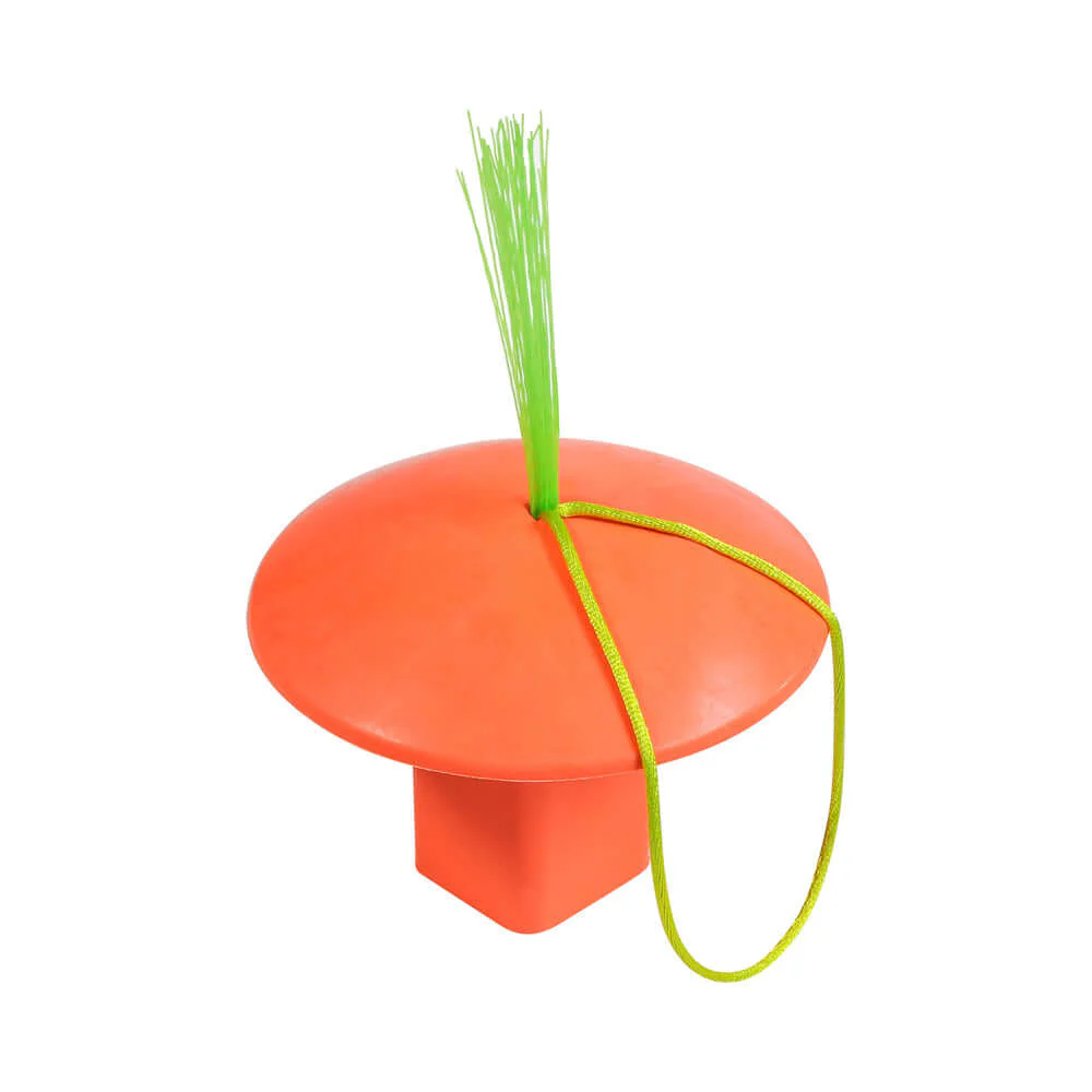 Molded Rubber Base Plug with Tassel x3