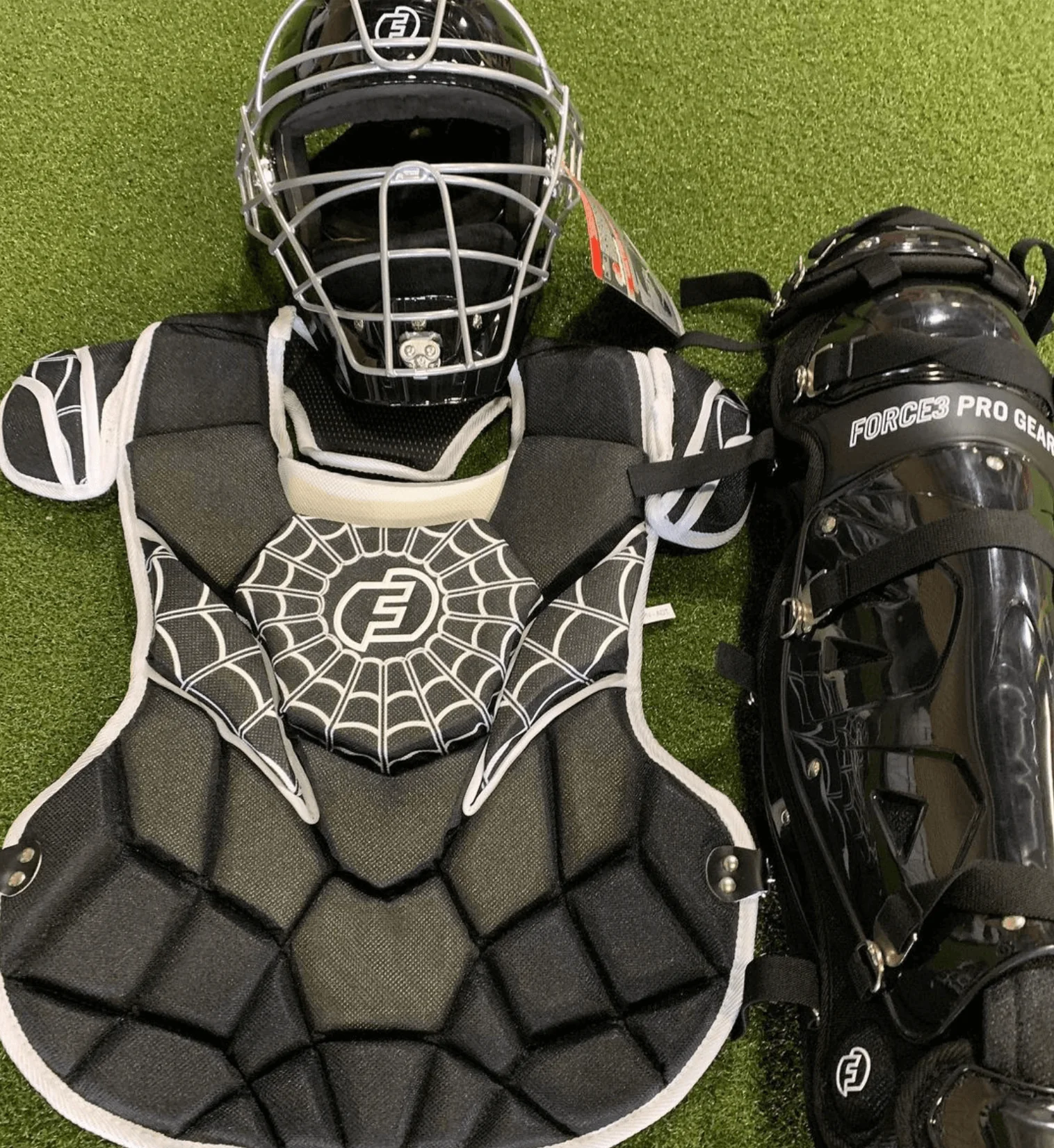 Force 3 Nocsae Catchers Gear Full Set