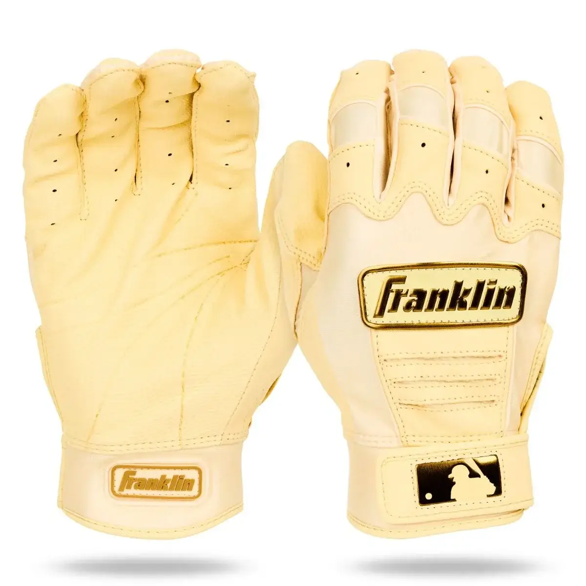 Franklin Adult CFX Pro Vanilla Gold Batting Glove - Image 2