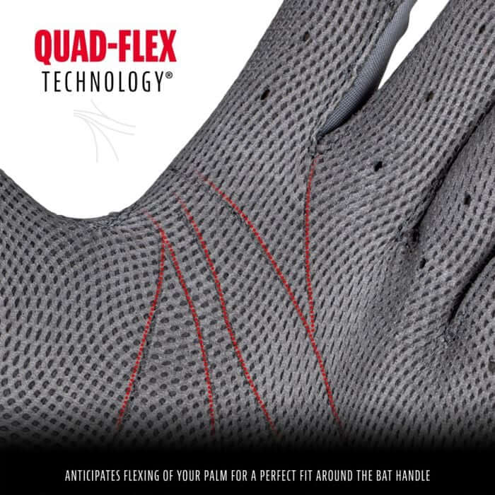 Franklin CFX  Pro Chrome Batting Gloves - Gray - Image 4