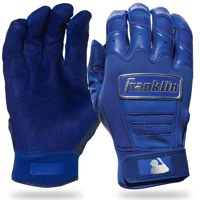 Franklin CFX Pro Chrome Series Batting Gloves - Royal - Image 4