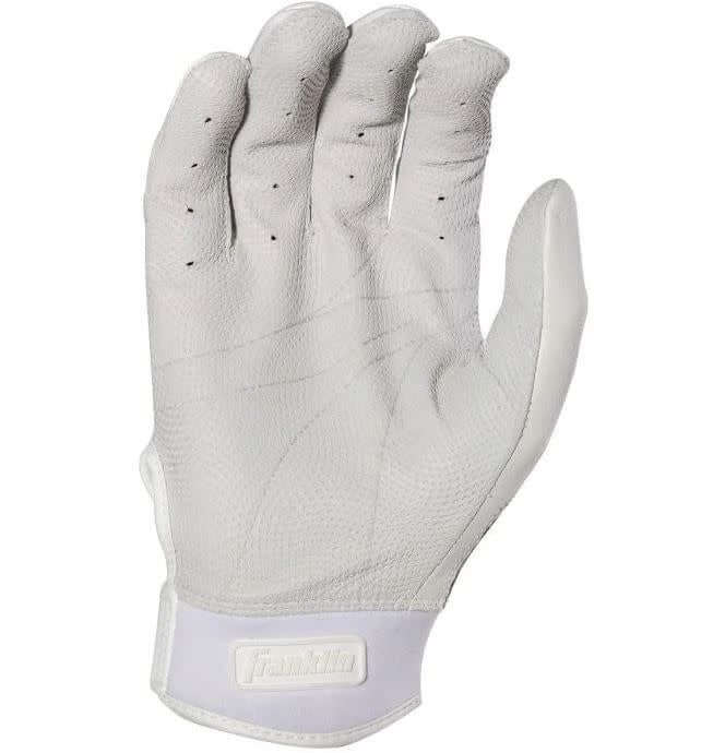Franklin CFX Pro Chrome Series Batting Gloves - White - Image 5