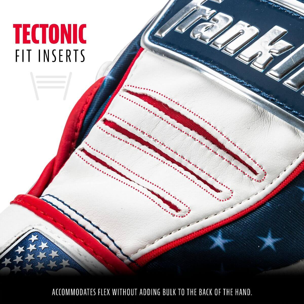 Franklin Jewel 4th of July Batting Gloves - Youth Medium - Image 3