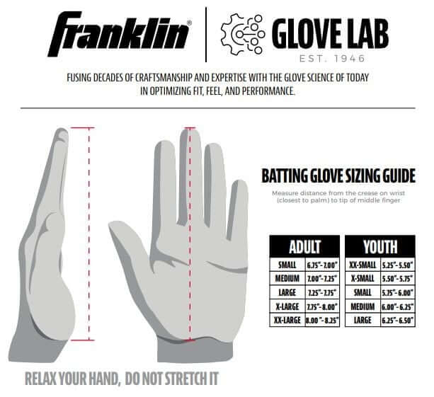 Franklin Adult Infinite Powerstrap Batting Gloves - White/Gold - Image 2