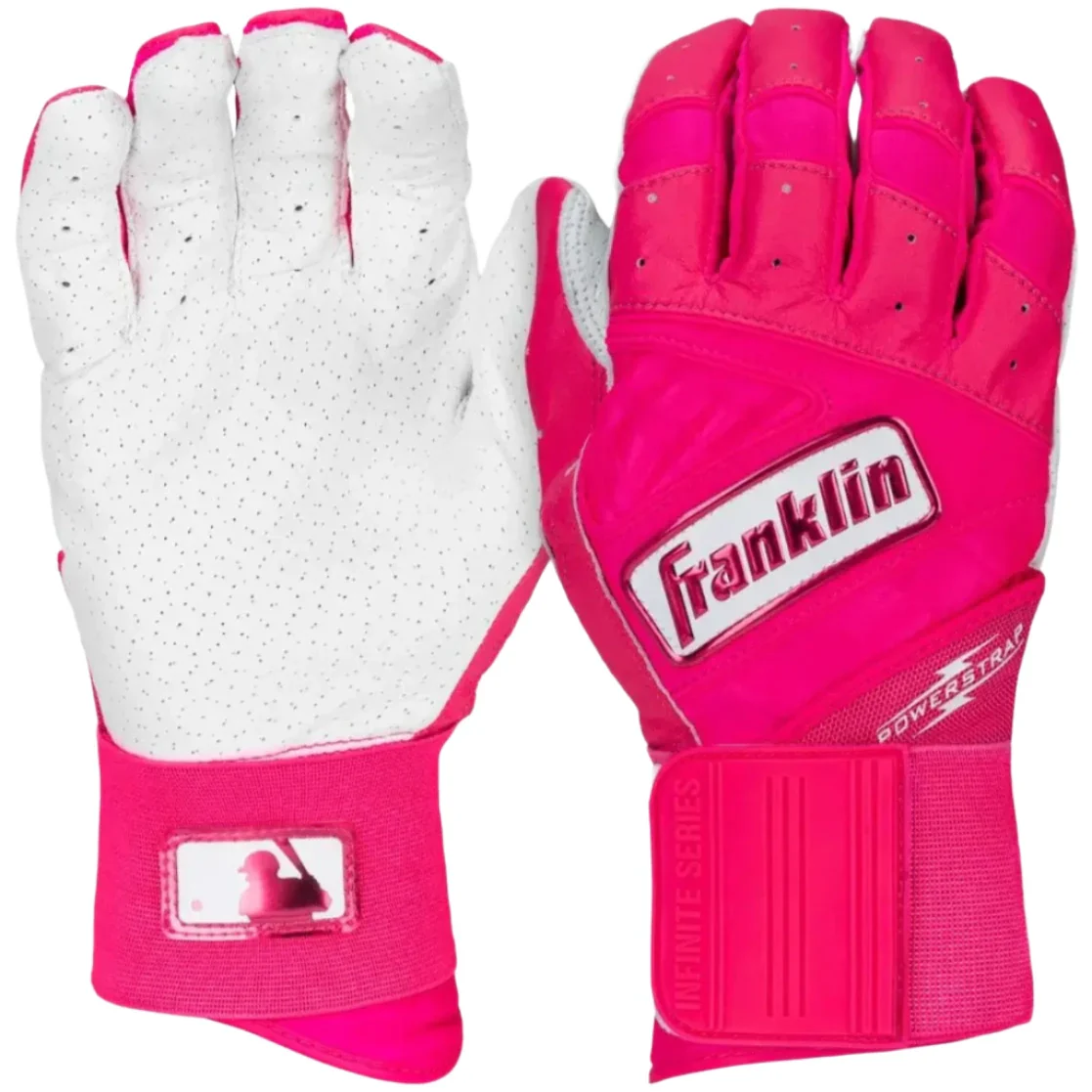 Franklin Adult Infinite Powerstrap Series Batting Gloves - Pink