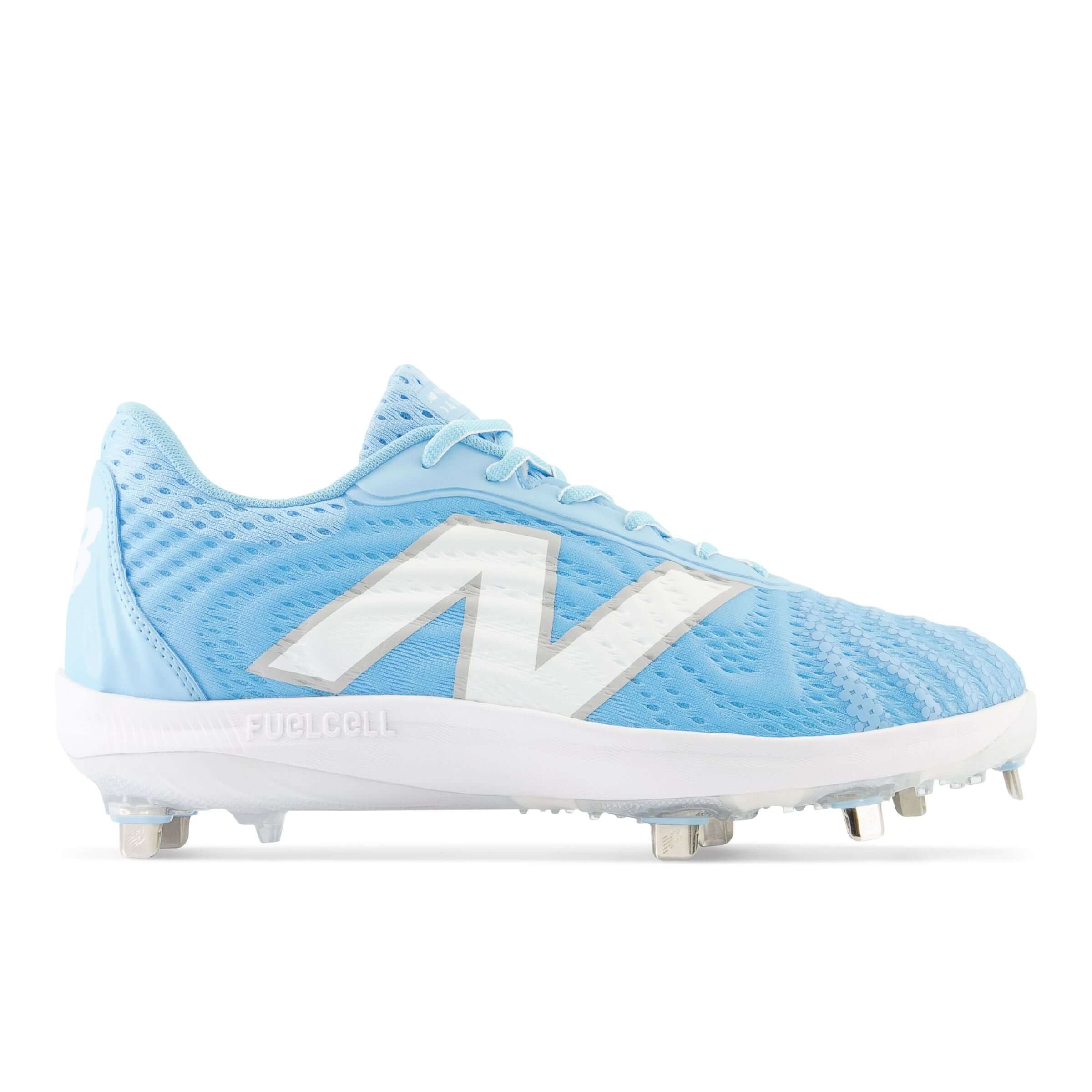 FuelCell 4040 v7 Metal Baseball Cleats - Team Sky Blue