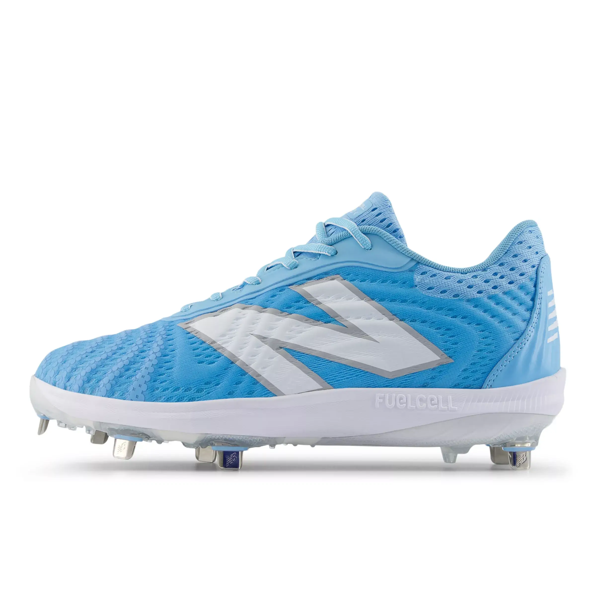FuelCell 4040 v7 Metal Baseball Cleats - Team Sky Blue - Image 2