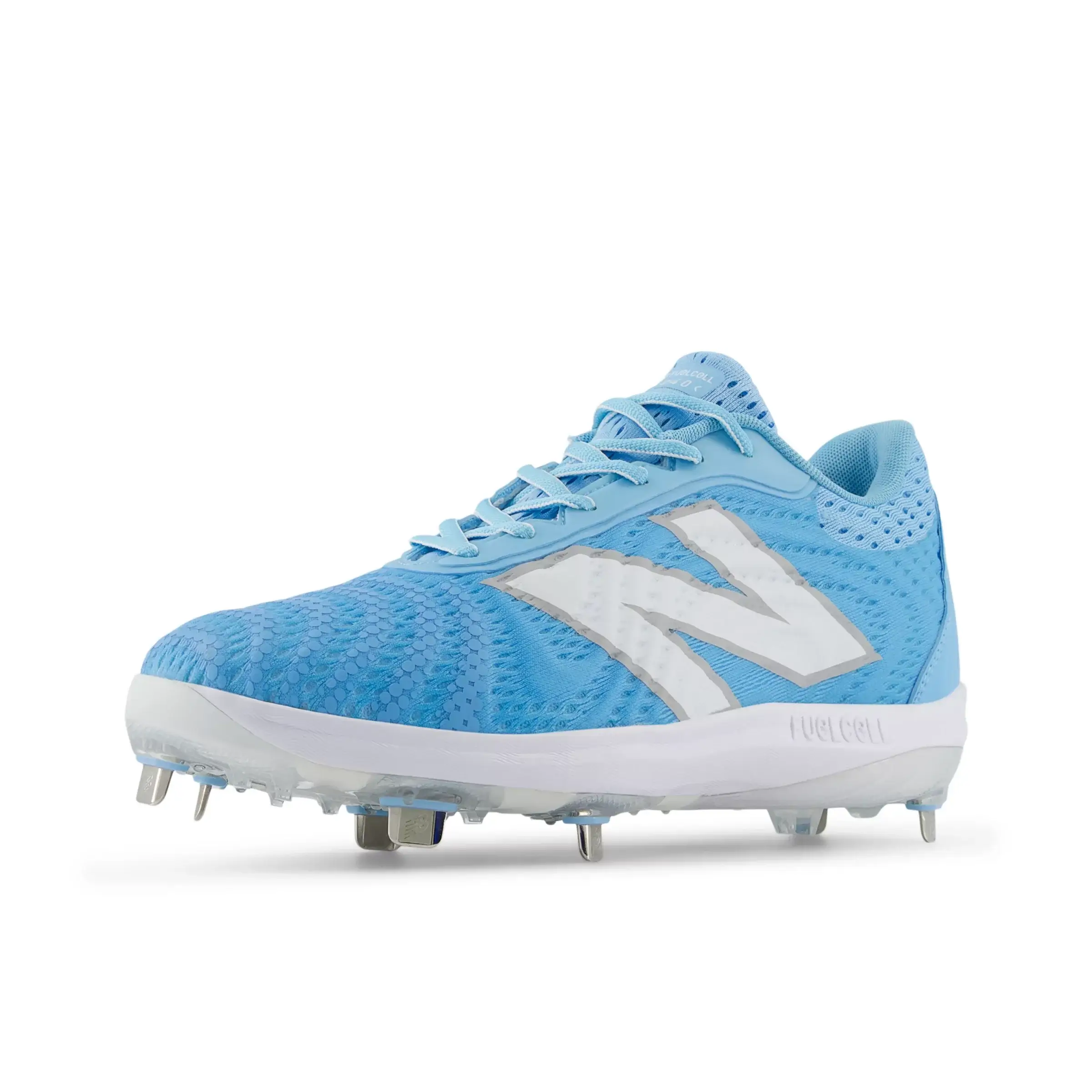 FuelCell 4040 v7 Metal Baseball Cleats - Team Sky Blue - Image 3