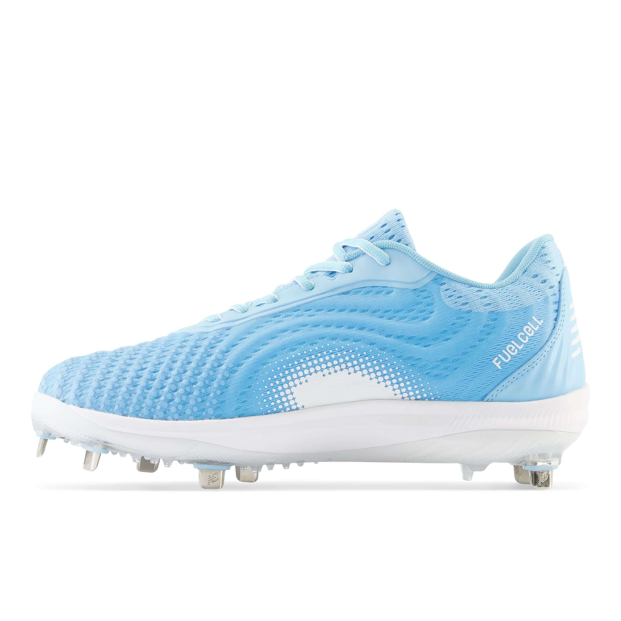 FuelCell 4040 v7 Metal Baseball Cleats - Team Sky Blue - Image 4