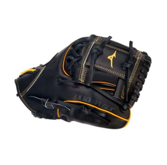Mizuno GPS2-400S PRO Select 11.5 RH Black-Gold Shallow Pocket - Image 3