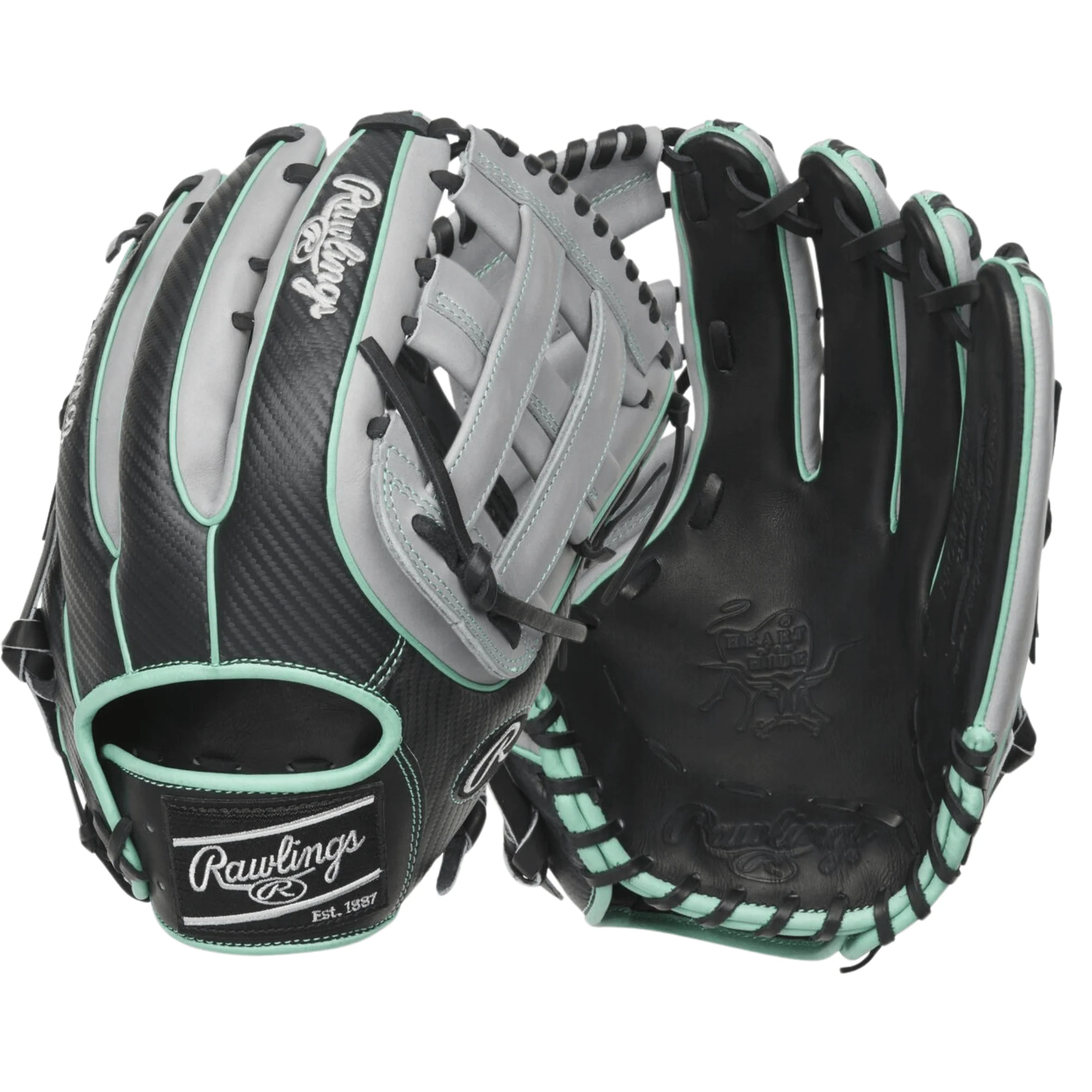Rawlings Heart of the Hide Hyper Shell 12.75 in Baseball Glove - Throwing Hand:Right