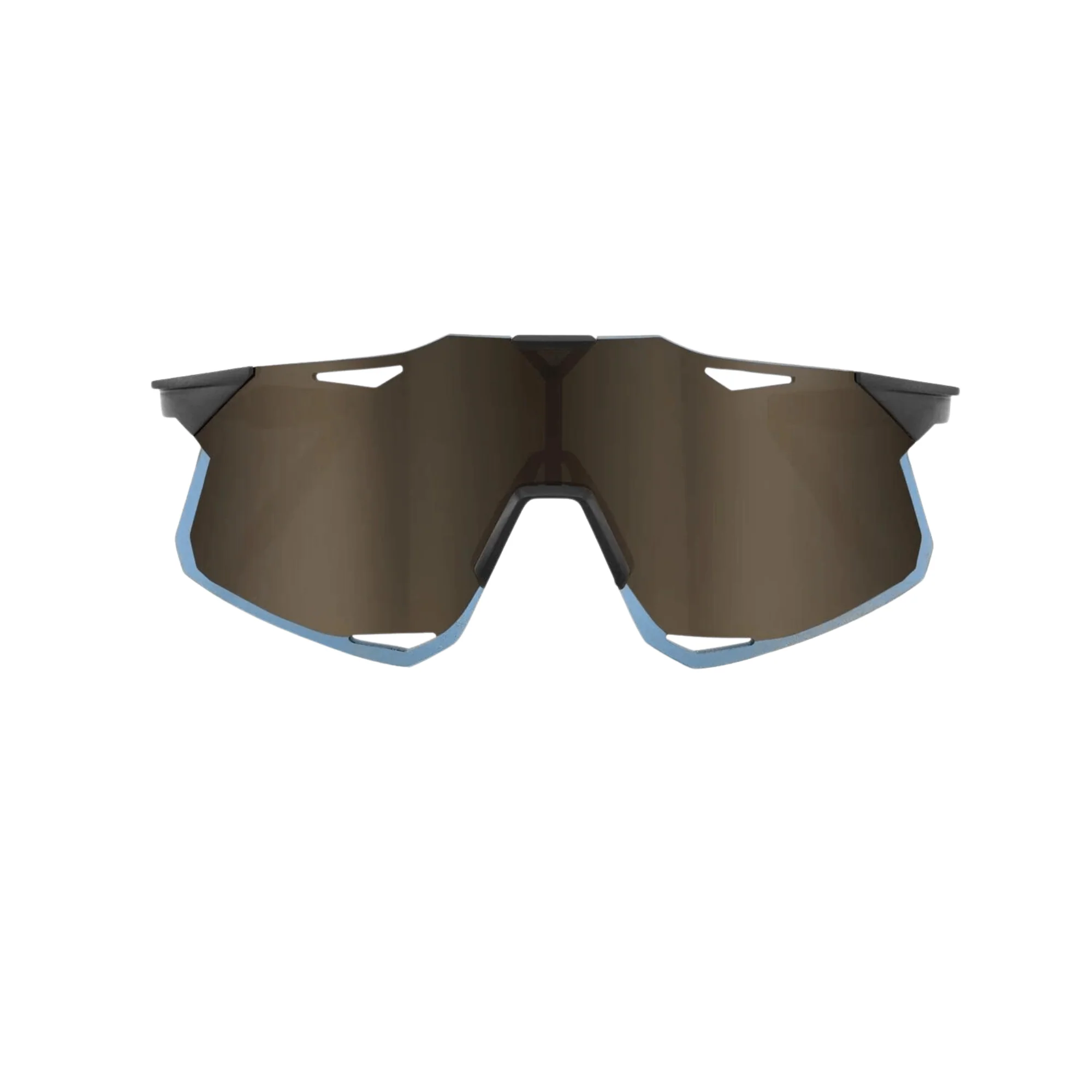 100% Hypercraft - Matte Black - Soft Gold Mirror Lens - Image 2