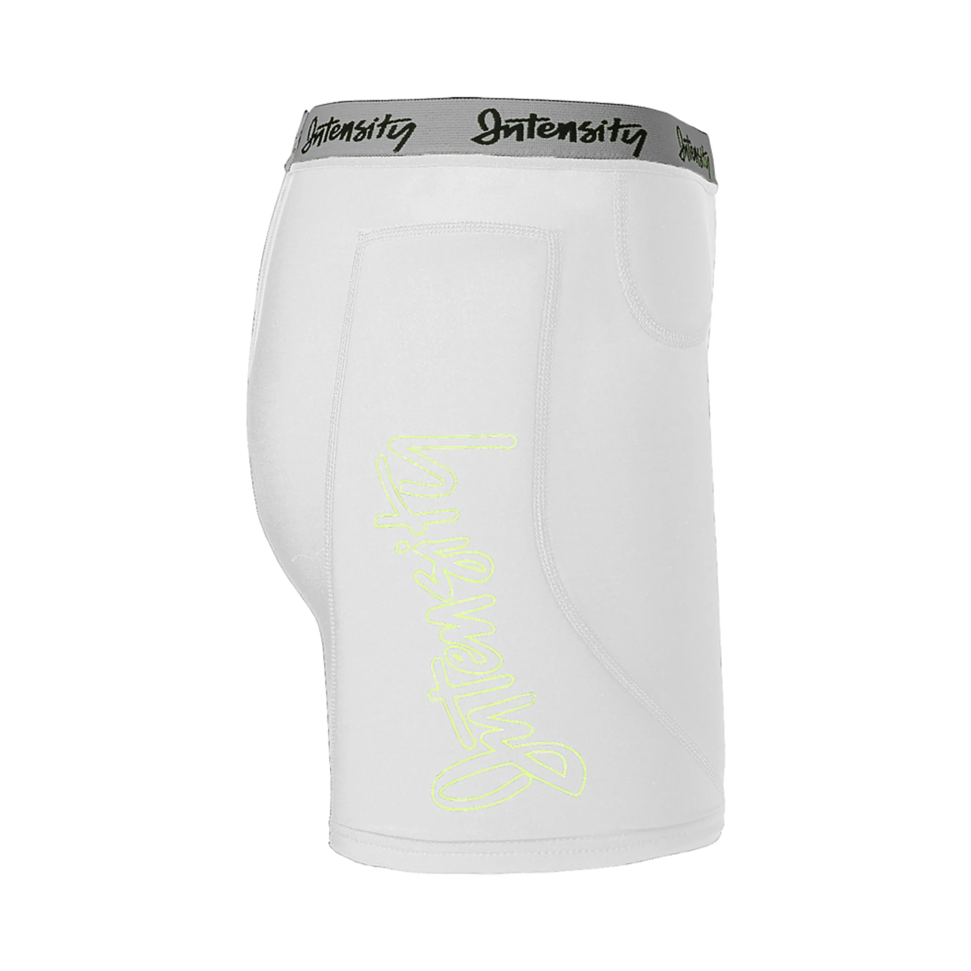 Intensity Womens Hook Slide Compression Short - White - Image 3