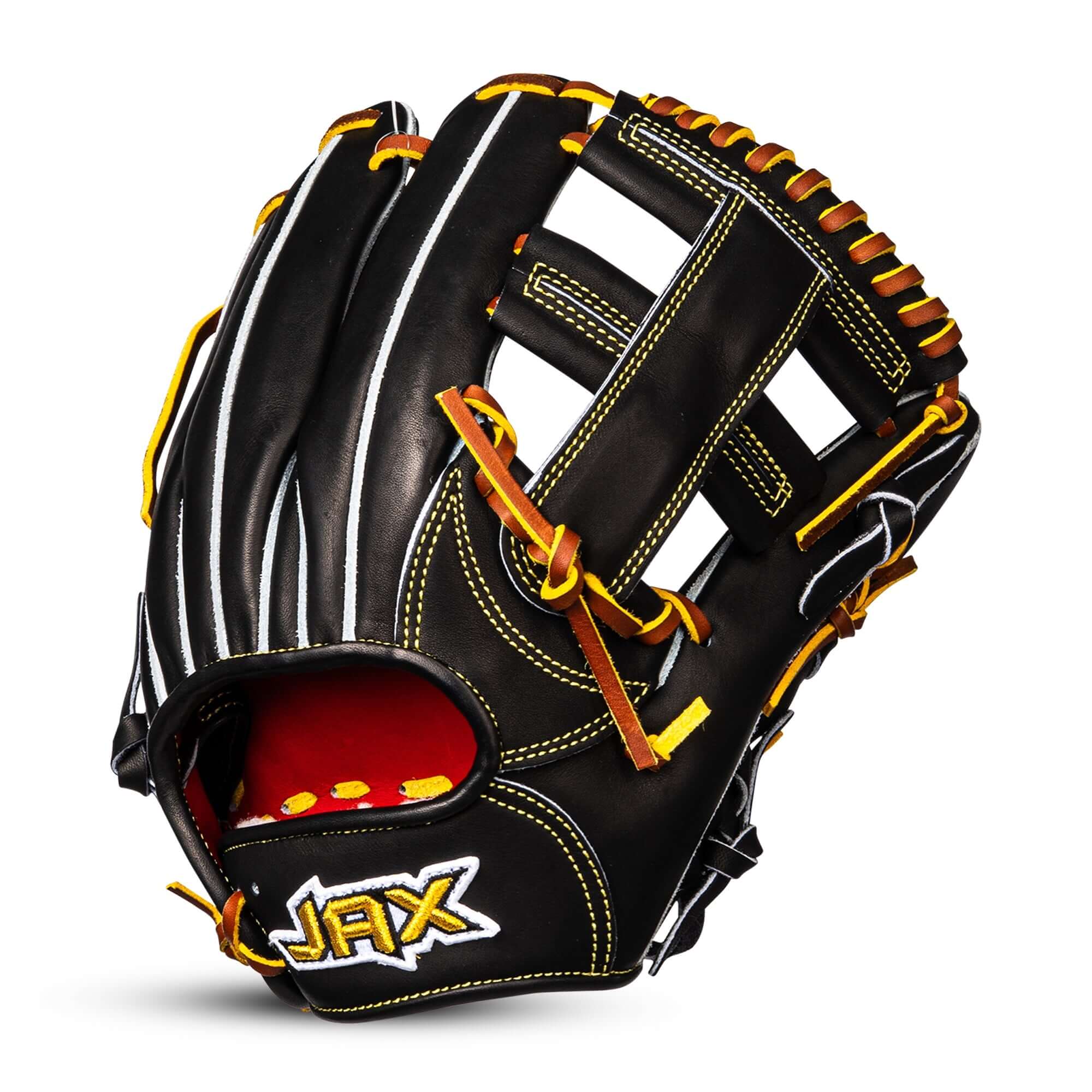 Jax Fielding Glove DM-5 Infield Black 11.5" RHT Single Post - Image 4