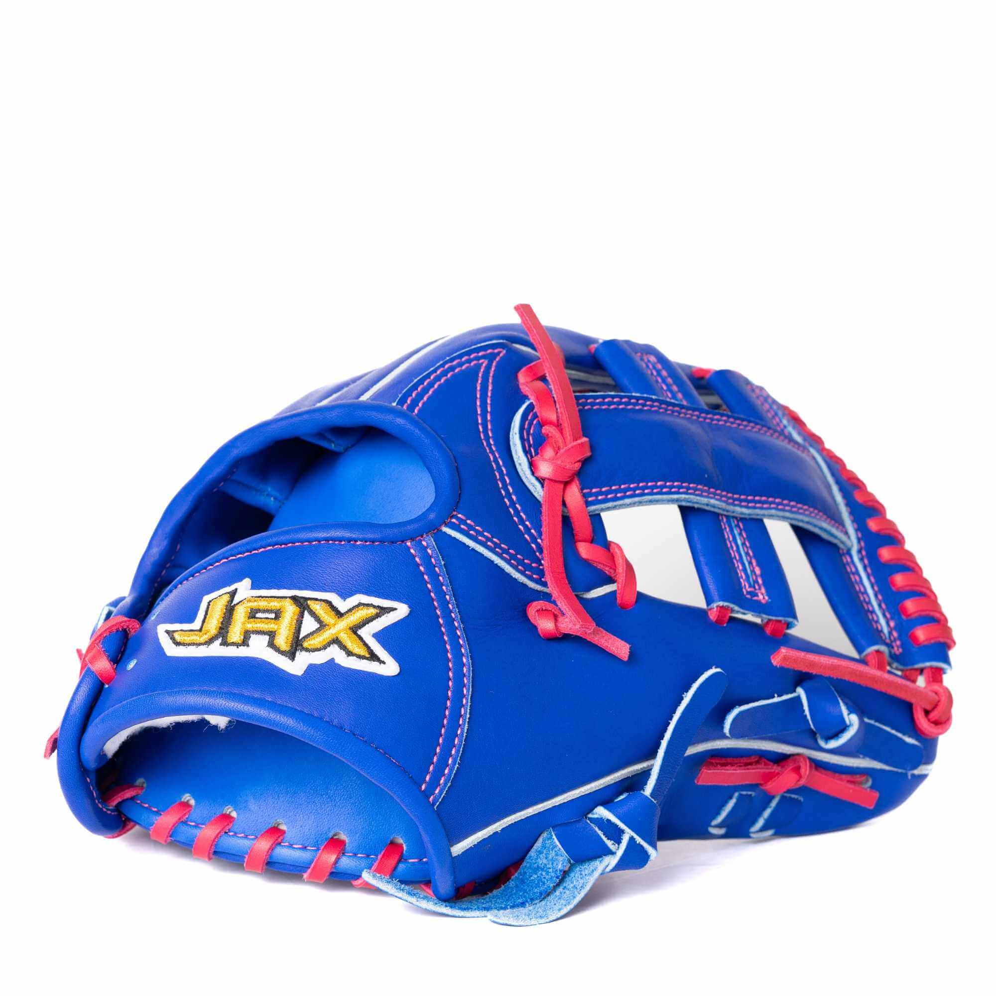 Jax Fielding Glove  EN-7 Infield Blue/Pink Single Post 11.75"