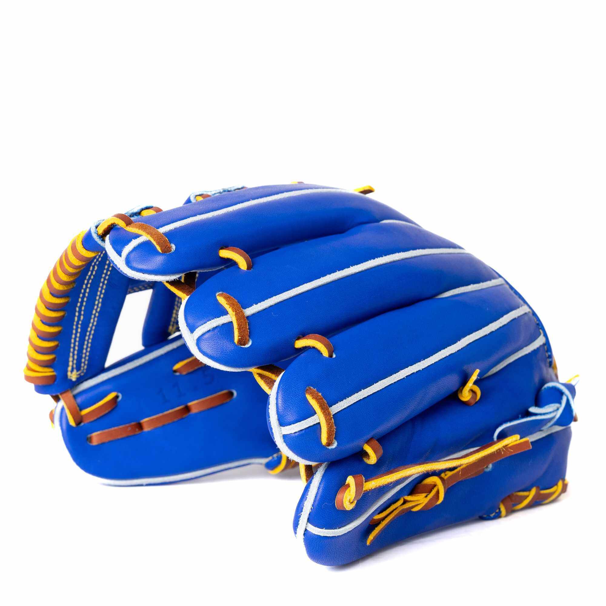 Jax Fielding Glove EN-7 Infield Blue Single Post 11.5" - Image 2