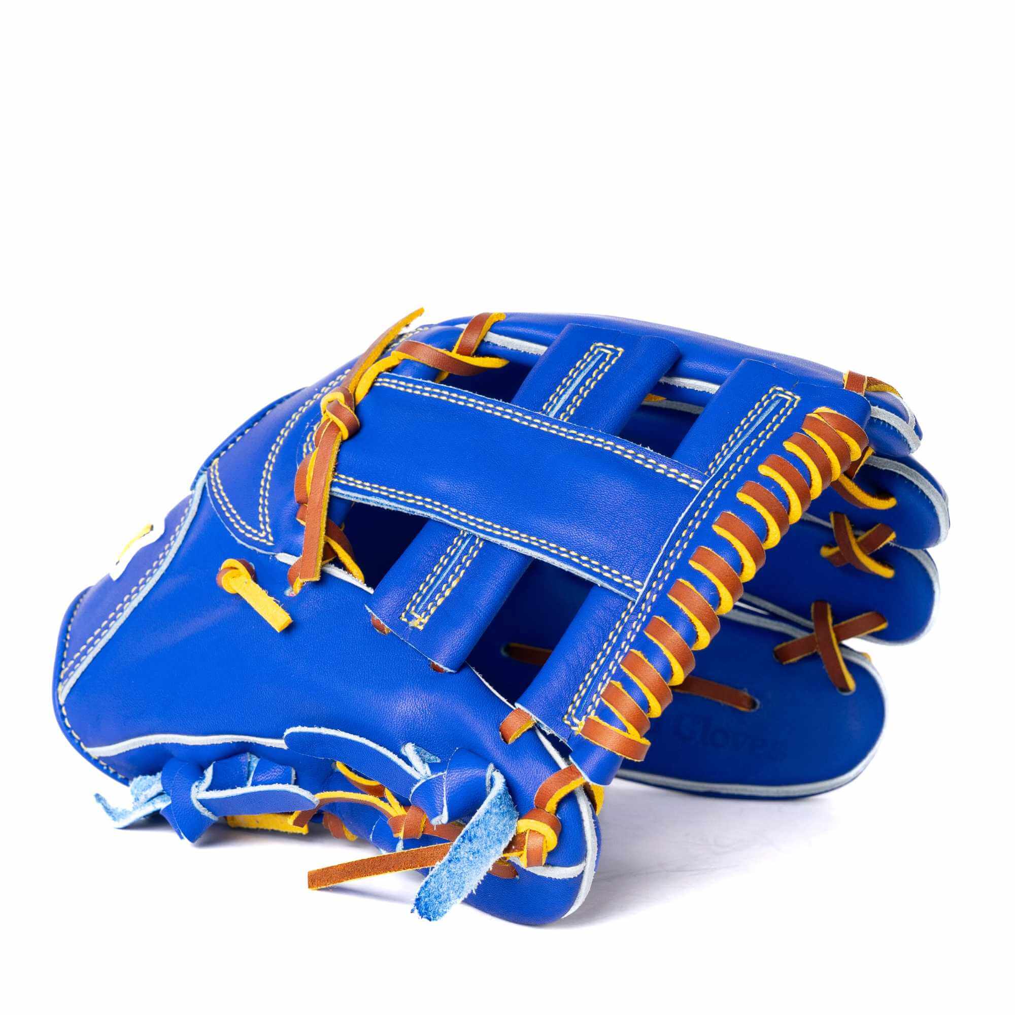 Jax Fielding Glove EN-7 Infield Blue Single Post 11.5" - Image 3