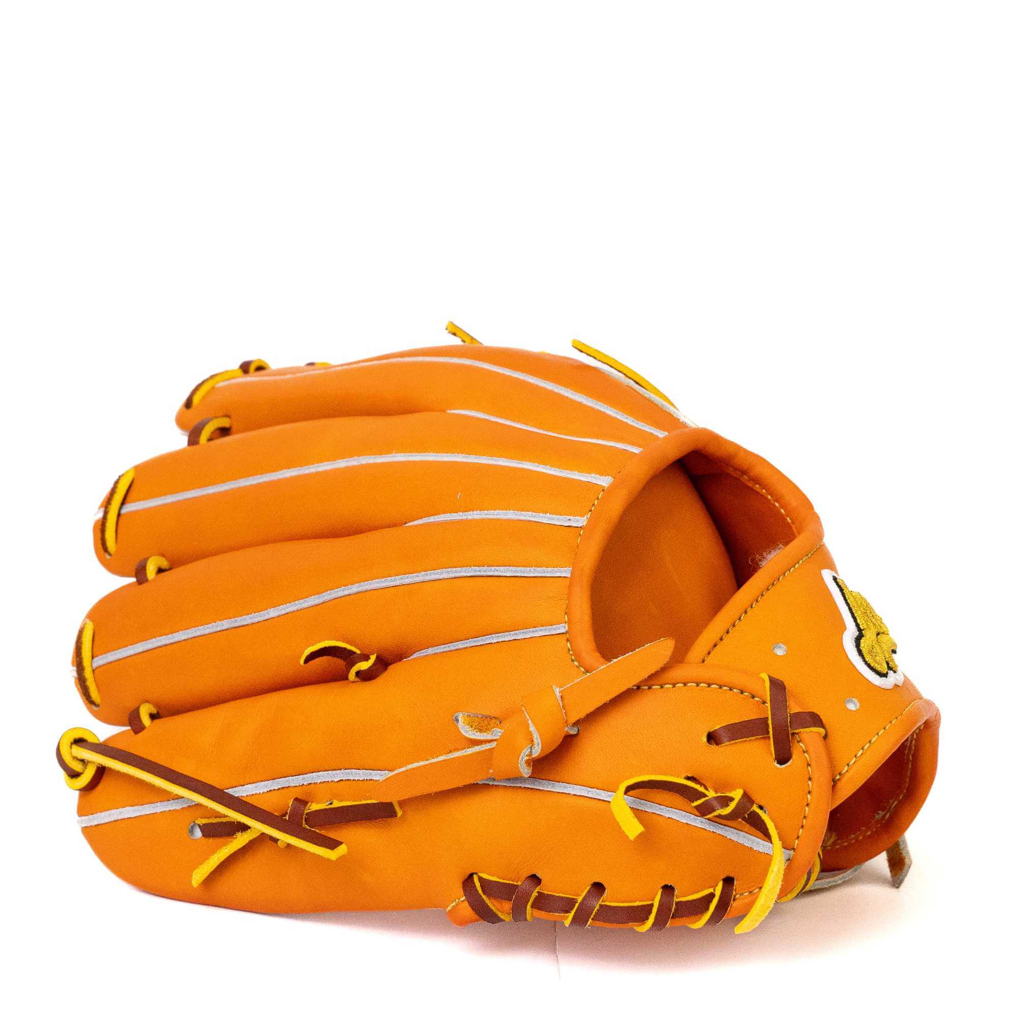 Jax Fielding Glove EN-7 Infield Single Post Orange Tan RHT 11.75" - Image 5