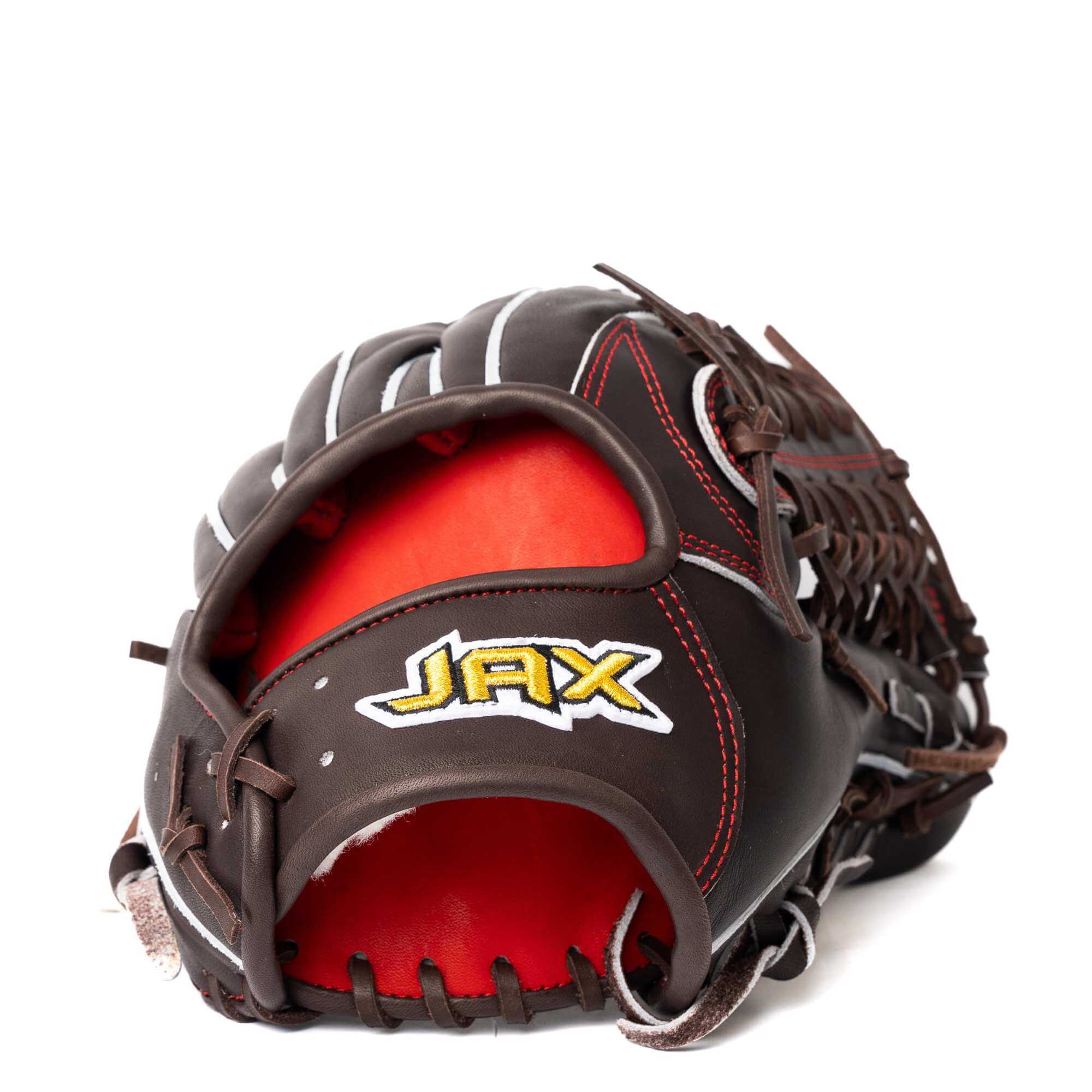 Jax Fielding Glove LJ-10 Outfield Chocolate Trap 12.5" - Image 4