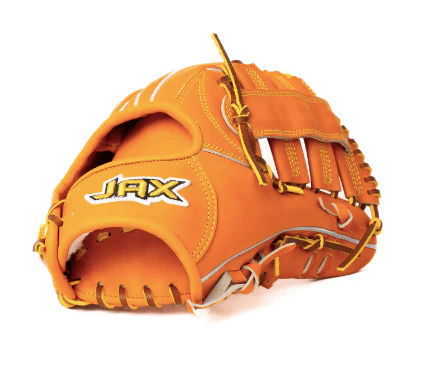 Jax Fielding Glove LJ-10  Outfield Orange Tan Single Post 12.5"