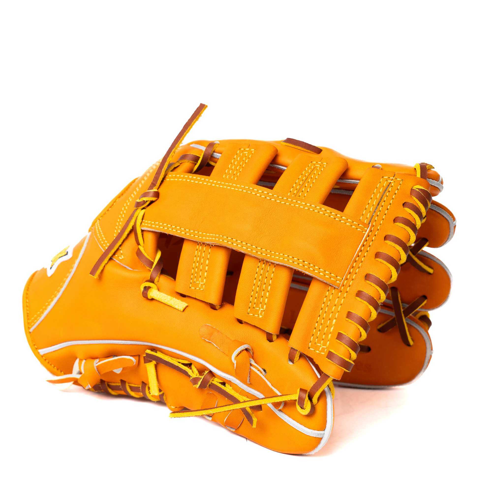 Jax Fielding Glove LJ-10  Outfield Orange Tan Single Post 12.5" - Image 2