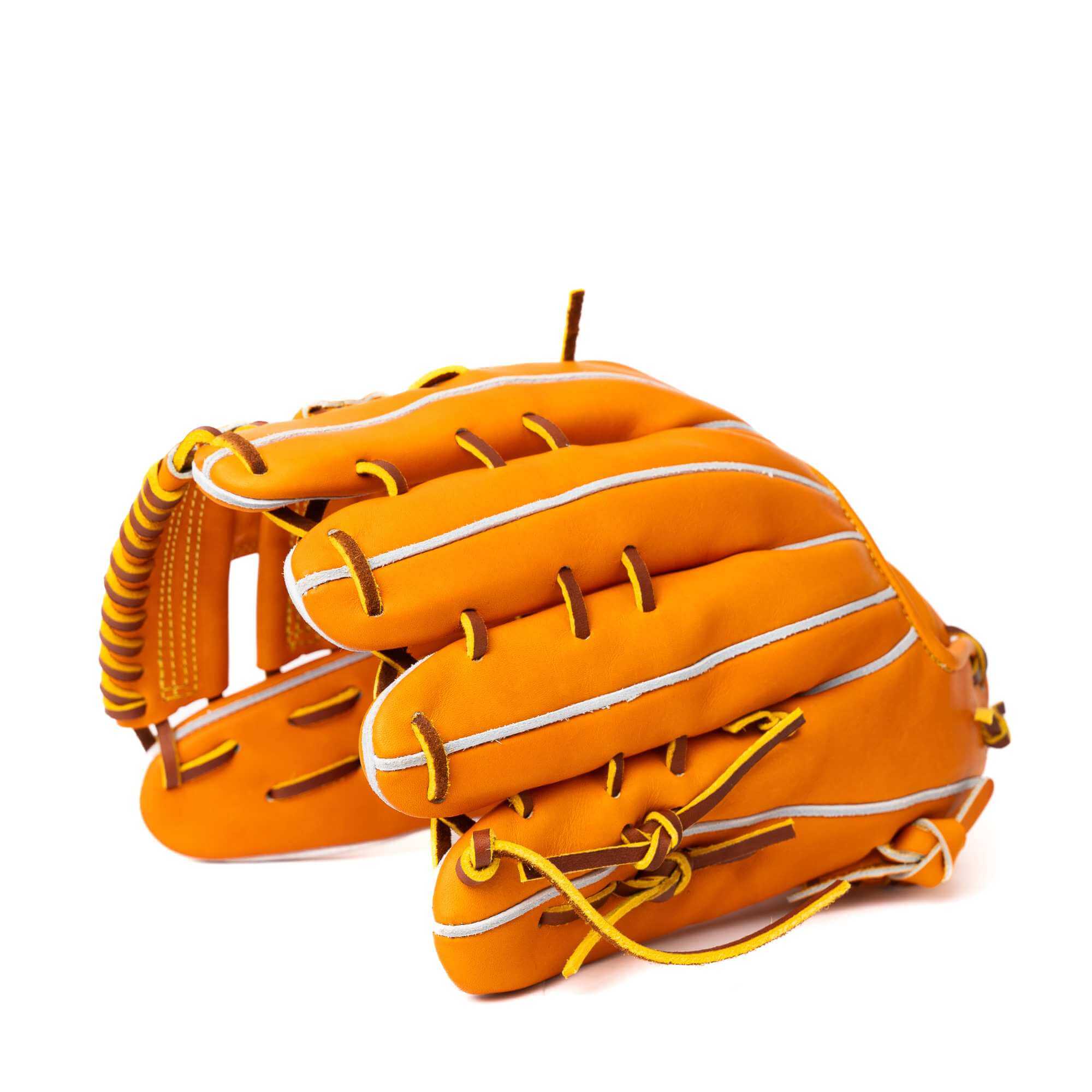 Jax Fielding Glove LJ-10  Outfield Orange Tan Single Post 12.5" - Image 4