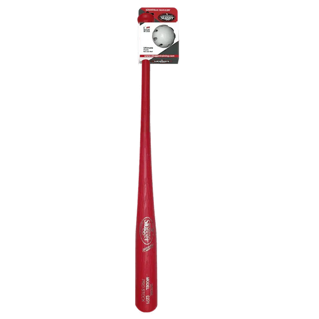 Louisville Slugger C271 Plastic Bat and Ball Set Red