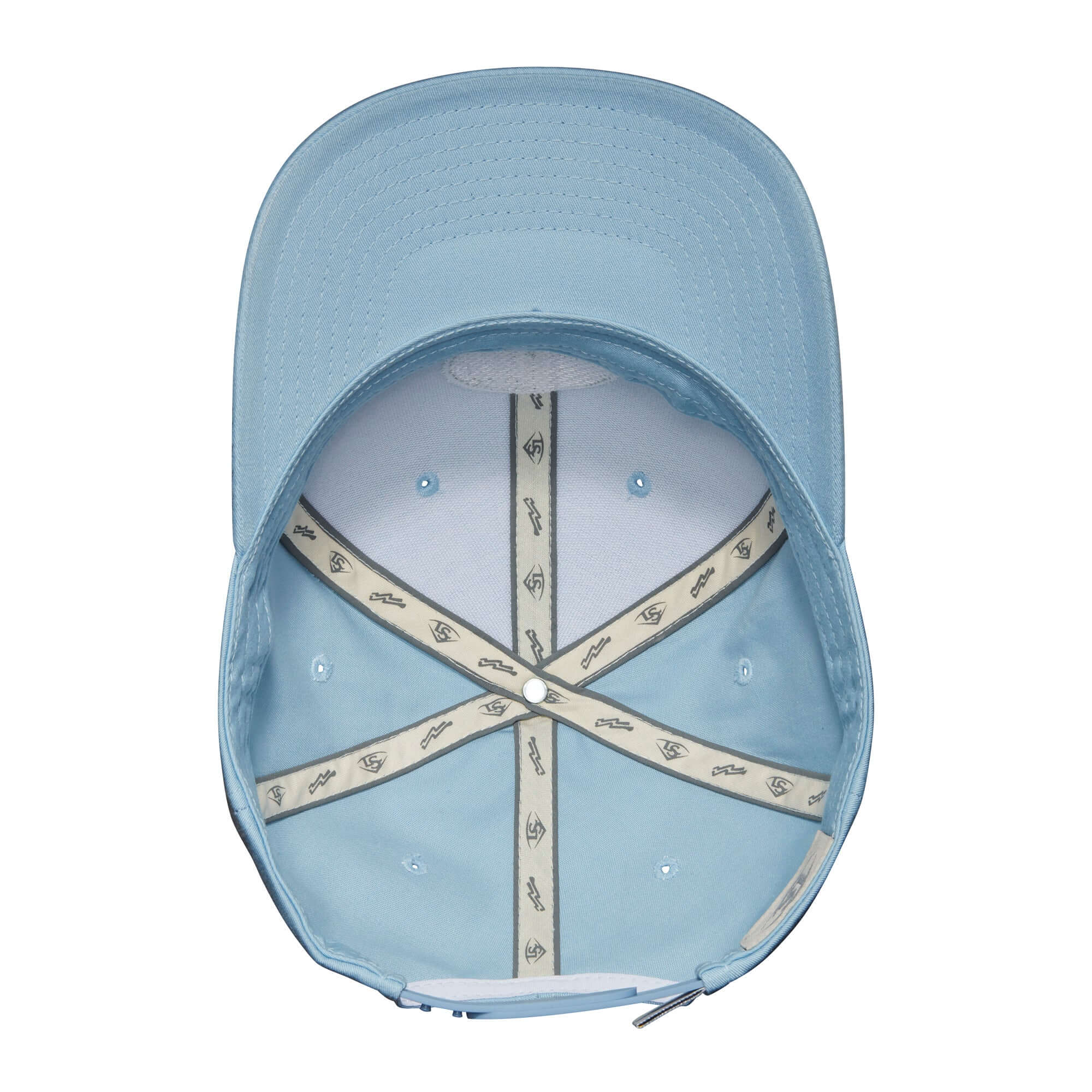 Louisville Slugger Circle Patch Ice Snapback Hat Columbia Blue - Image 4