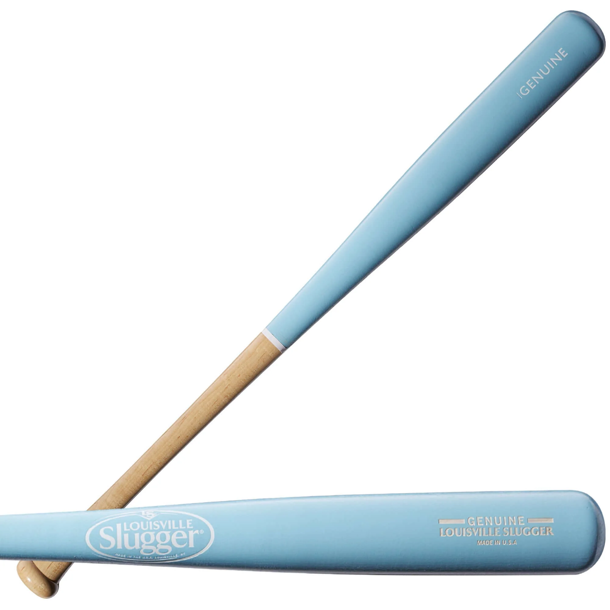 Louisville Slugger Genuine Mix Blue Wood Baseball Bat