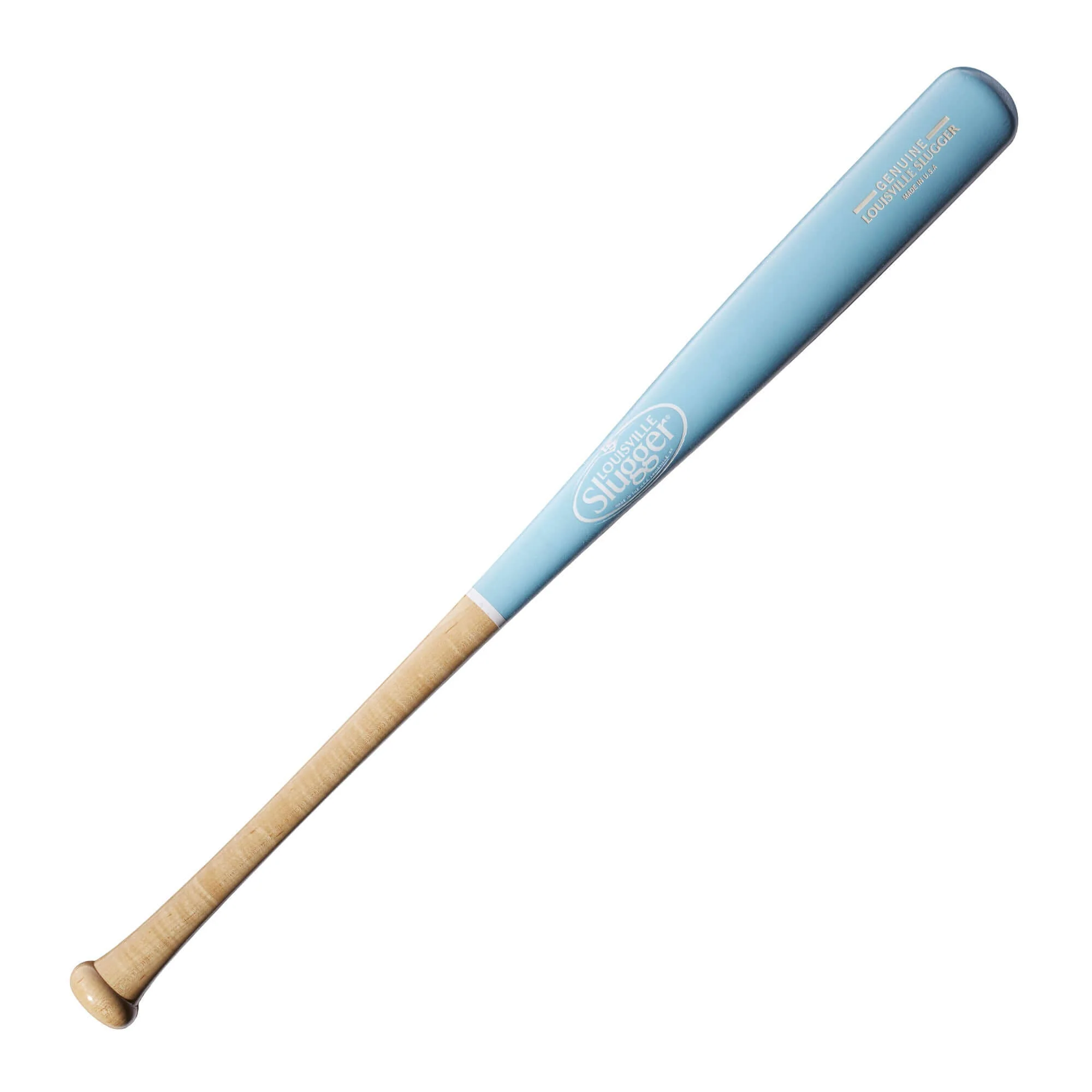 Louisville Slugger Genuine Mix Blue Wood Baseball Bat - Image 3