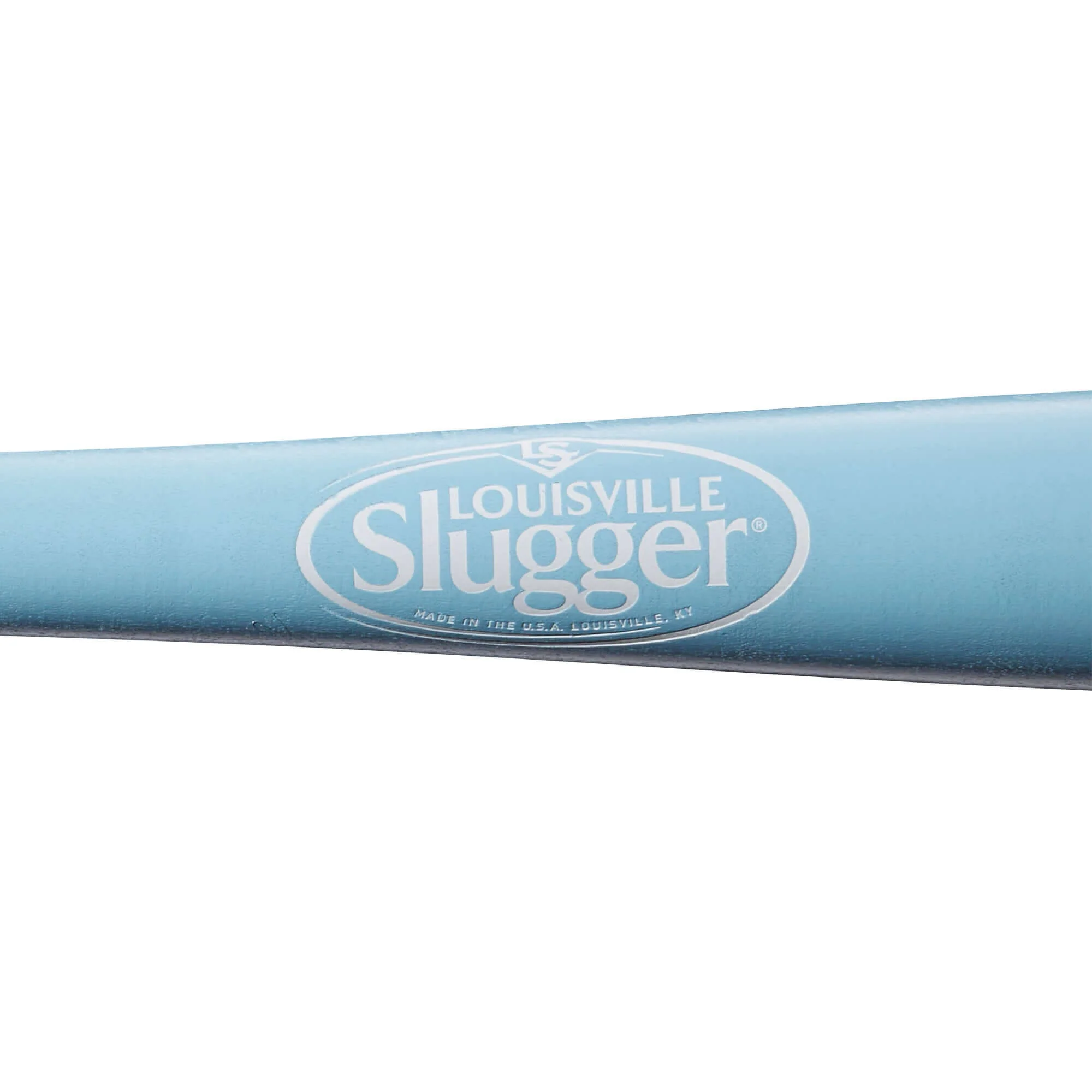 Louisville Slugger Genuine Mix Blue Wood Baseball Bat - Image 8
