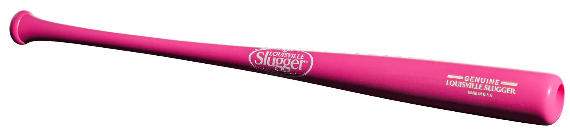 Louisville Slugger Genuine Mix Pink Wood Baseball Bat - Image 7