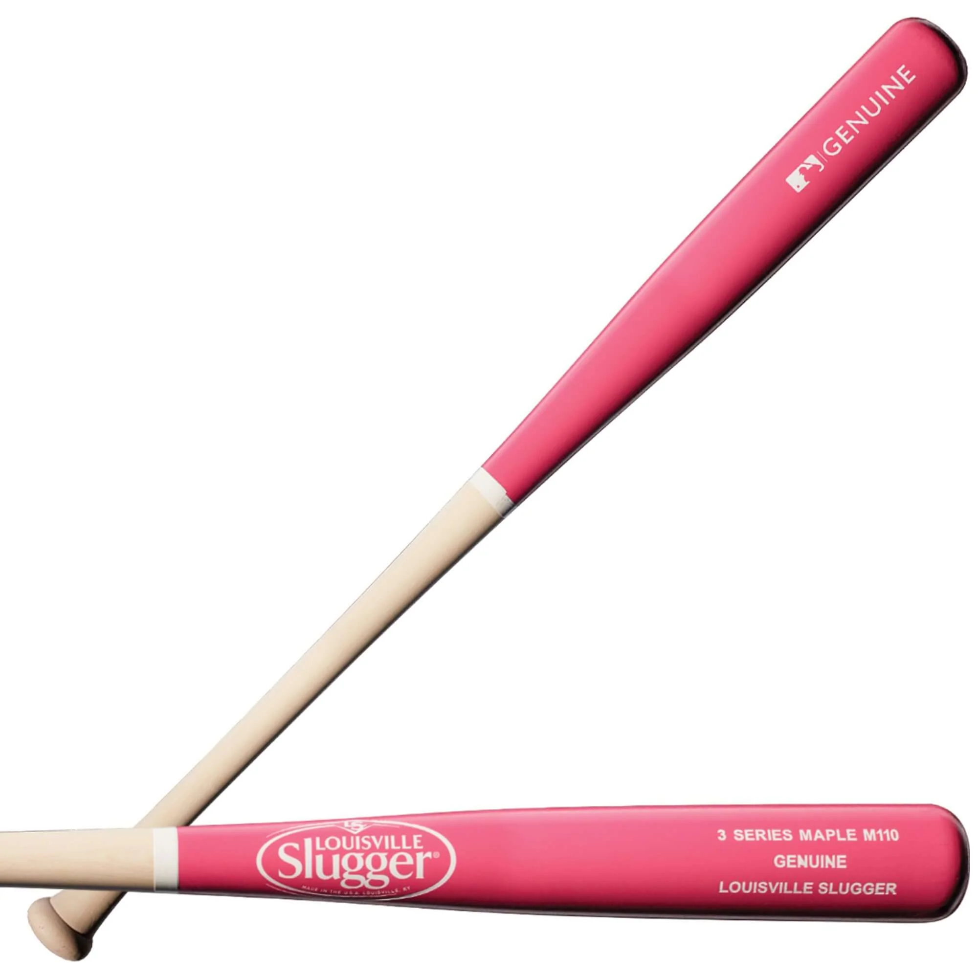 Louisville Slugger Genuine S3 - Natural/Pink - Maple M110 - Image 6
