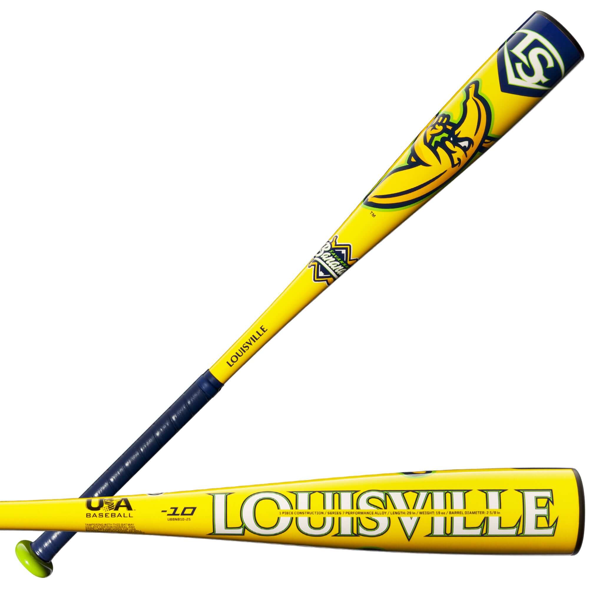 2025 Louisville Slugger Savannah Bananas (-10) USA Baseball Bat - Image 11