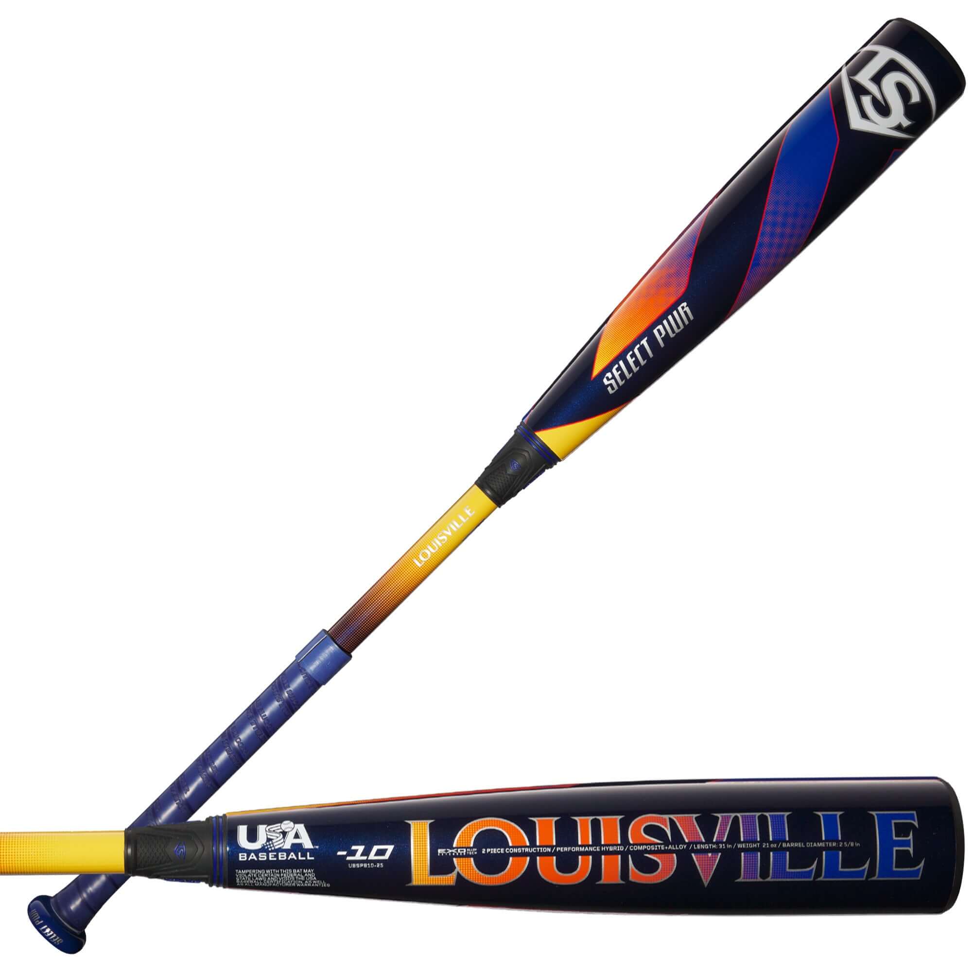 2025 Louisville Slugger Select PWR (-10) USA Baseball Bat