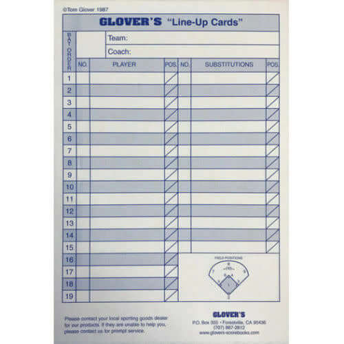 Markwort Glover line Up Cards 35 Game - Image 3