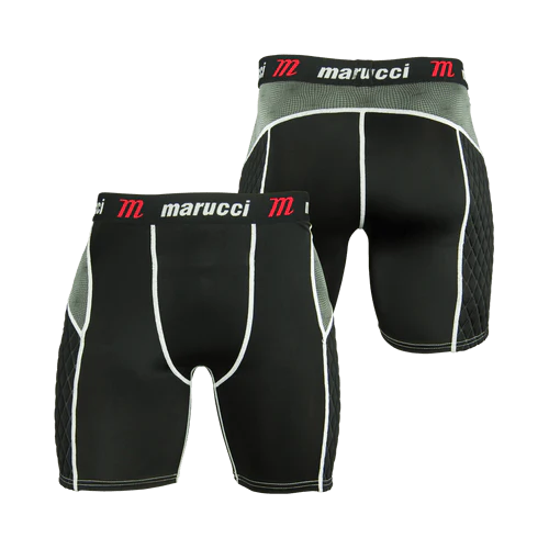 Marucci Adult Elite Padded Sliding Short Black - Image 3