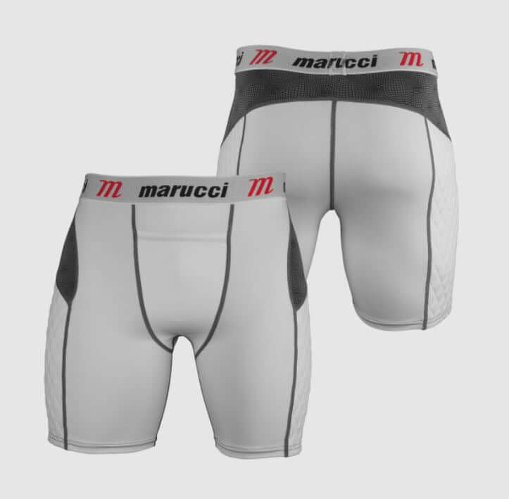 Marucci Adult Elite Padded Sliding Short White - Image 3