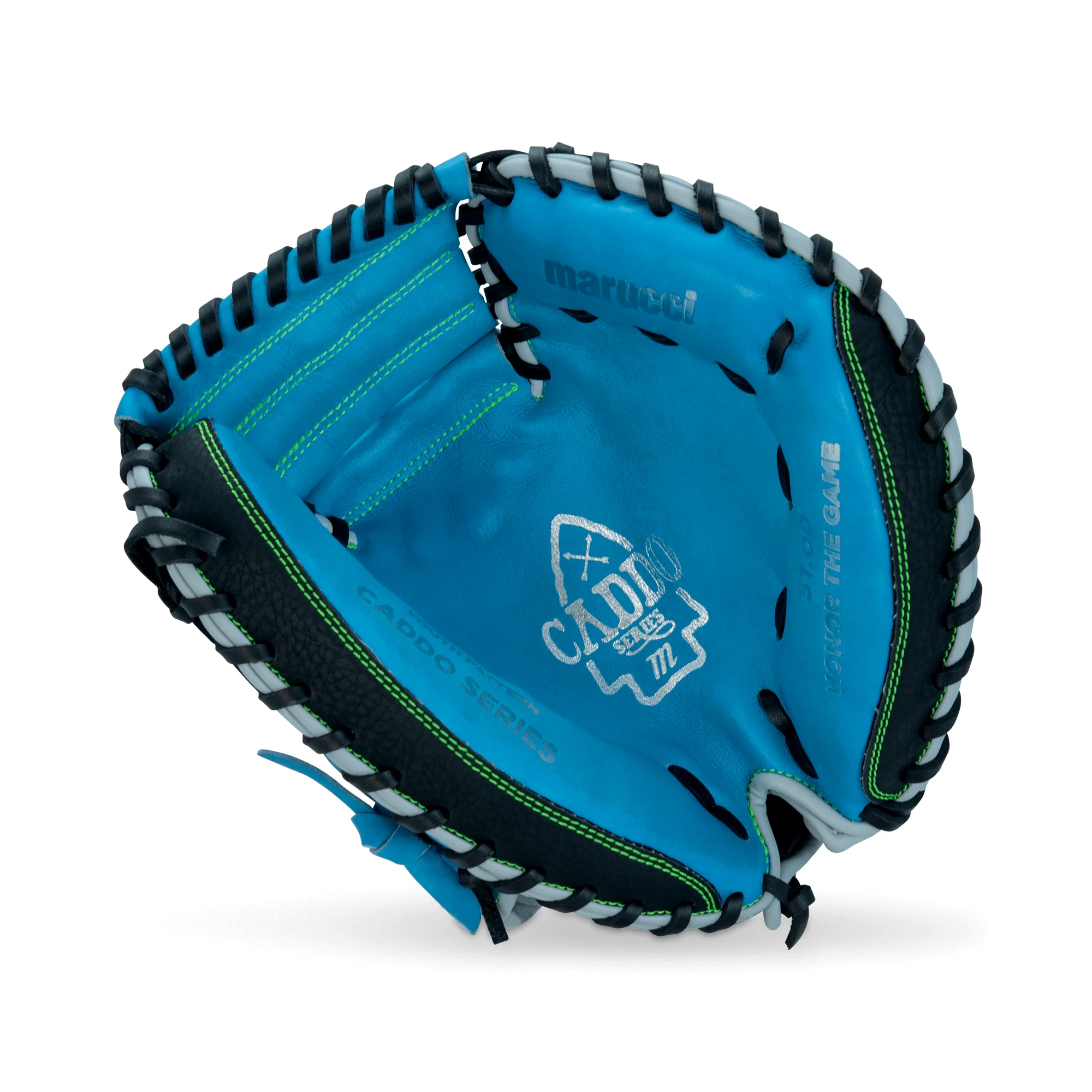 Marucci Caddo Series V3 Catcher's Mitt 31” Solid One Piece SB/BK RHT - Image 3